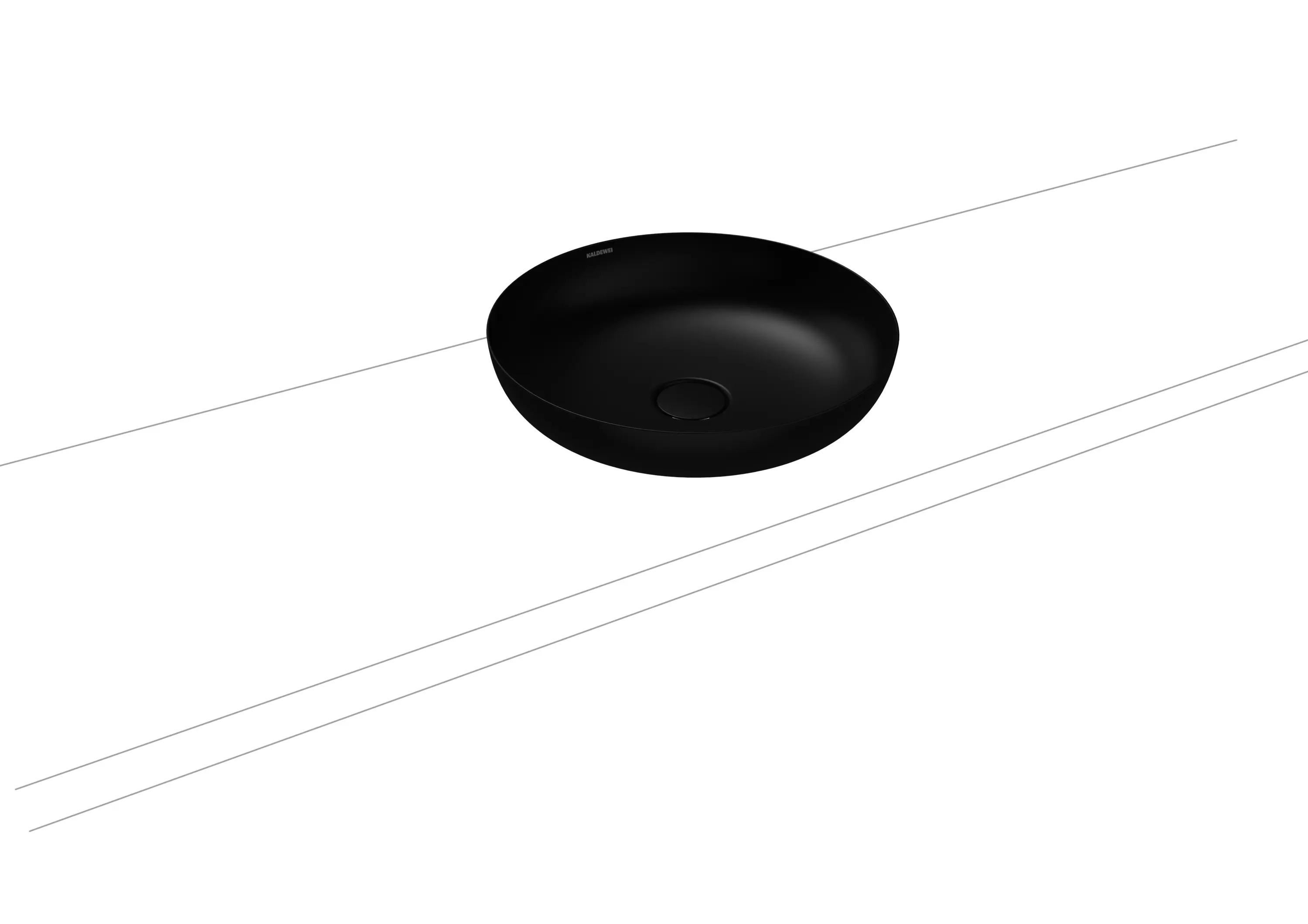 Kaldewei - Miena washbowl (round) black matt 100