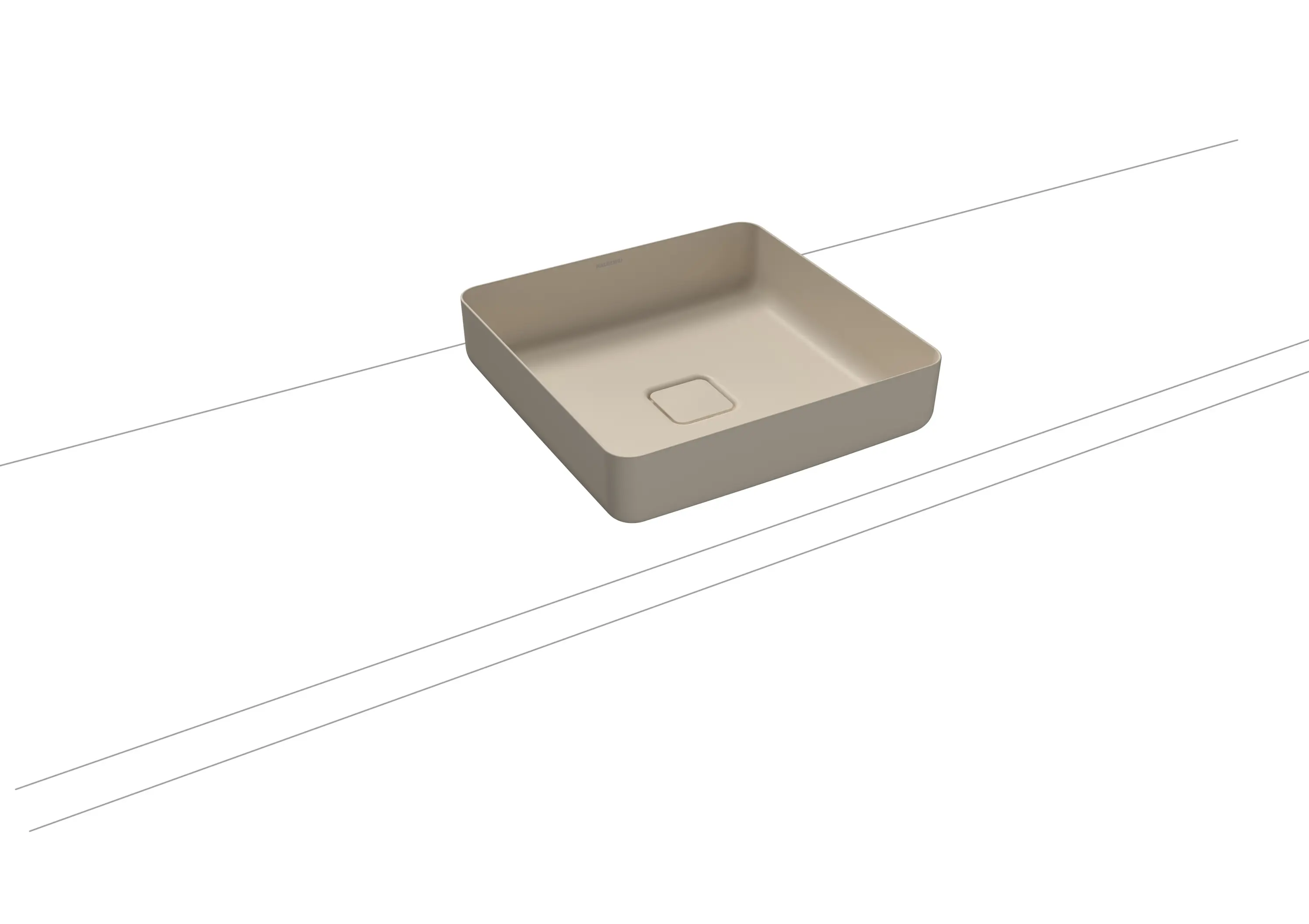 Kaldewei - Miena washbowl (rectangular) warm beige 20