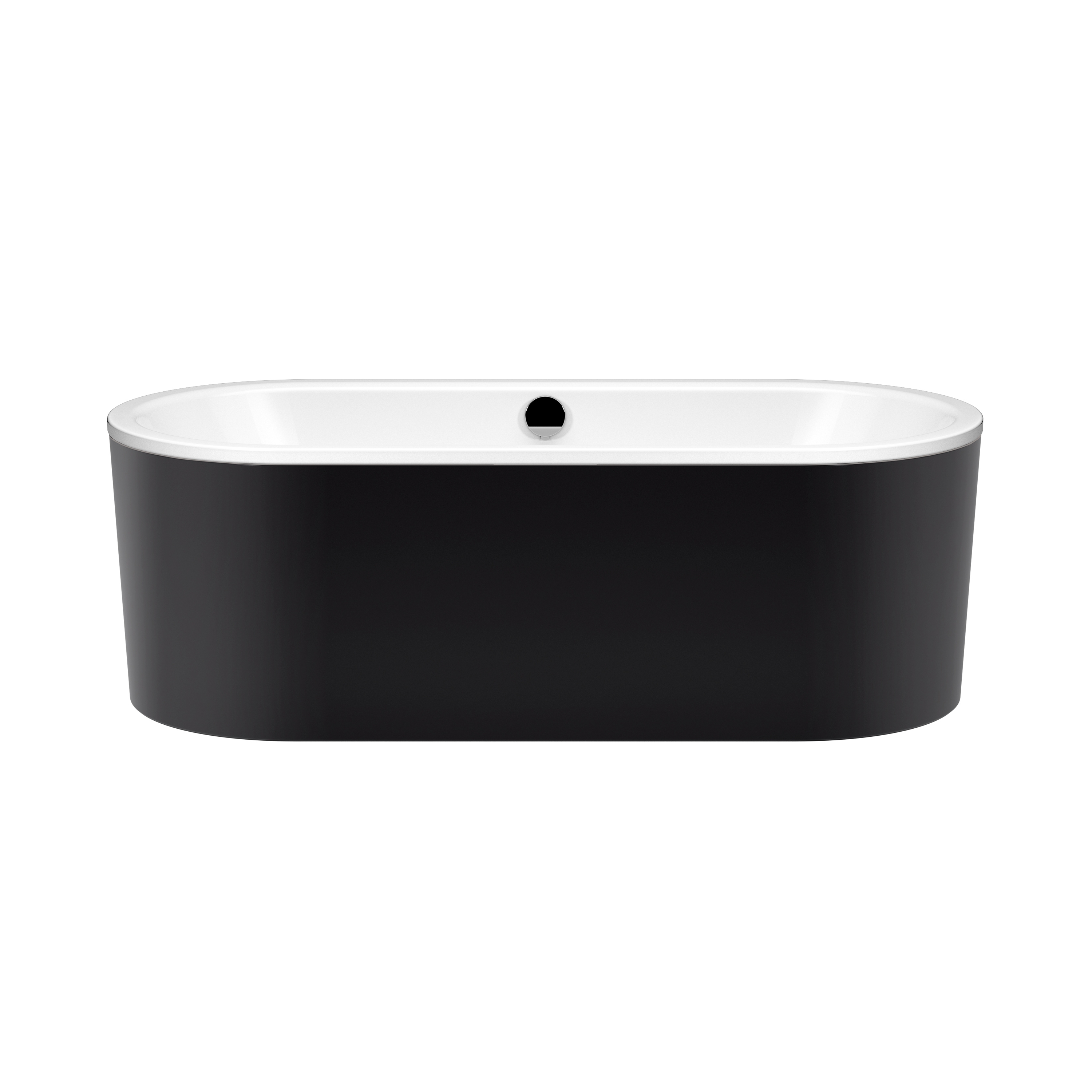 Display product Classic Duo Oval freestanding alpine white, black from manufacturer Kaldewei