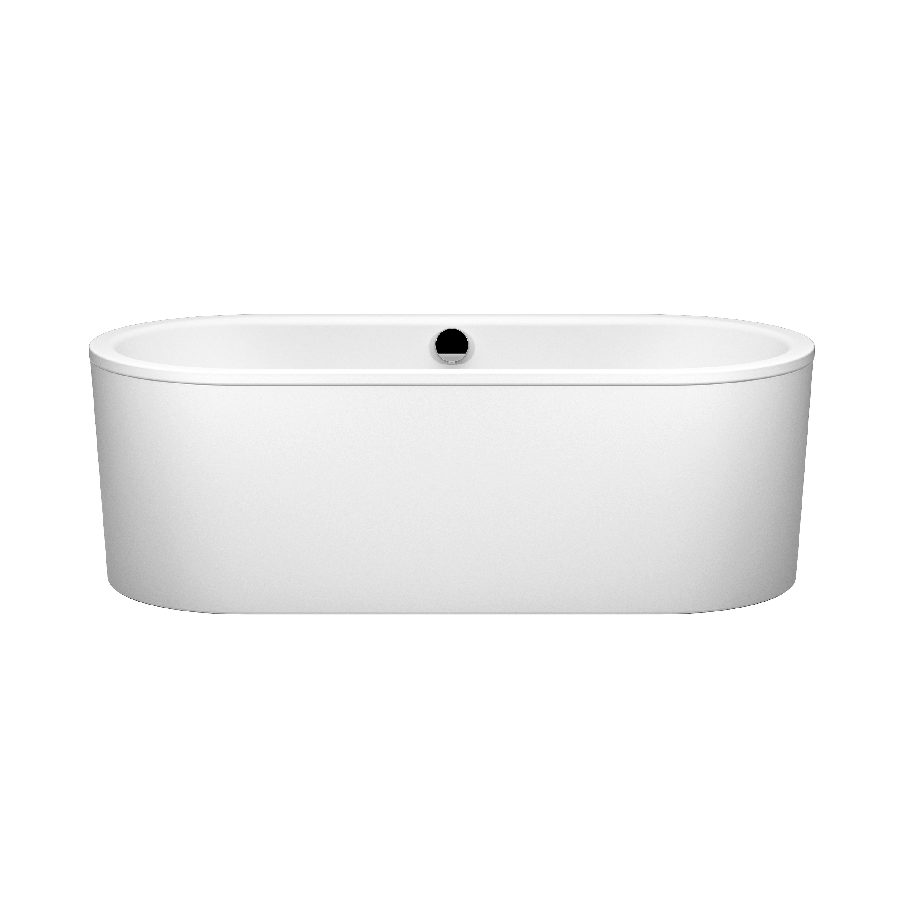 Classic Duo Oval freestanding alpine white matt, alpine white matt