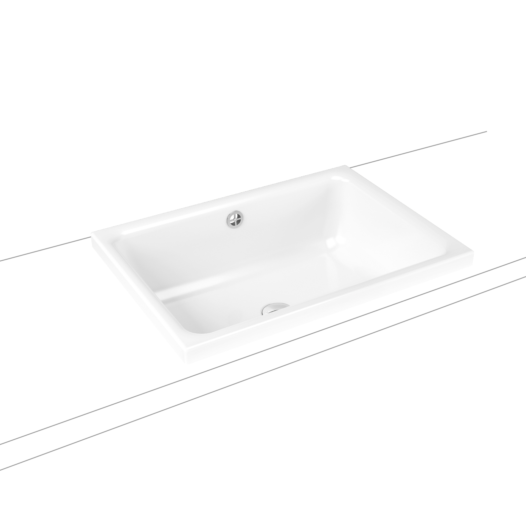 Mostra il prodotto Cayono S countertop washbasin alpine white del produttore Kaldewei