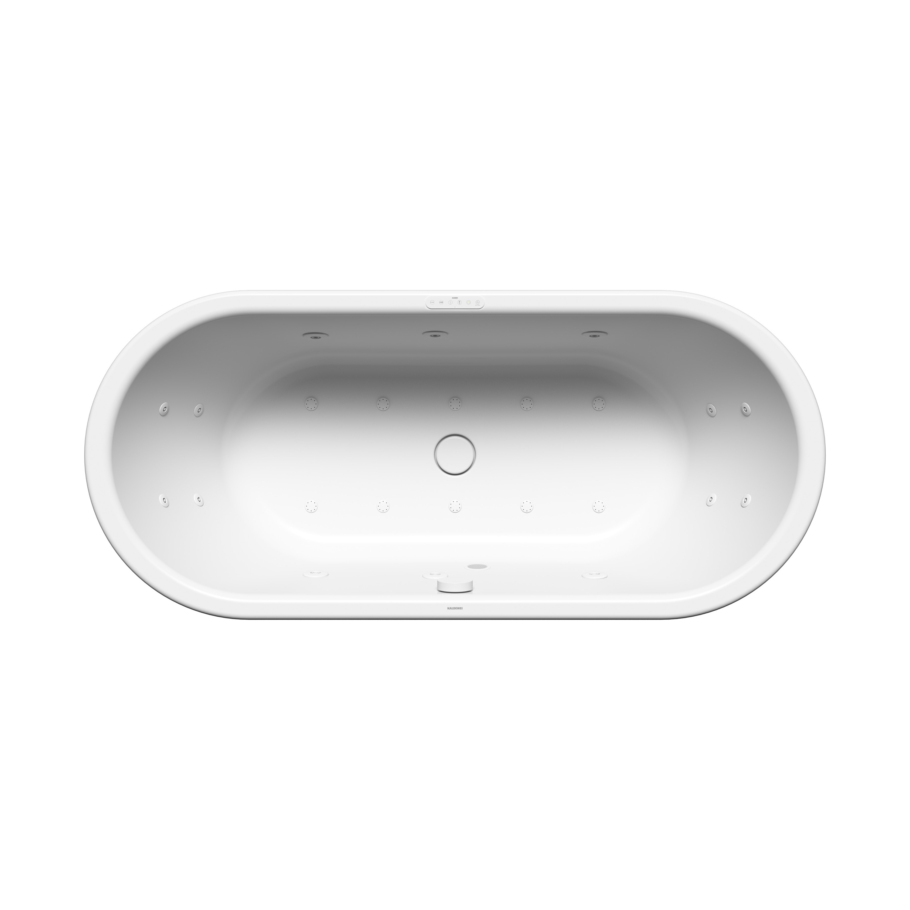 Display product Combimassage Centro Duo Oval Body & Soul alpine white from manufacturer Kaldewei