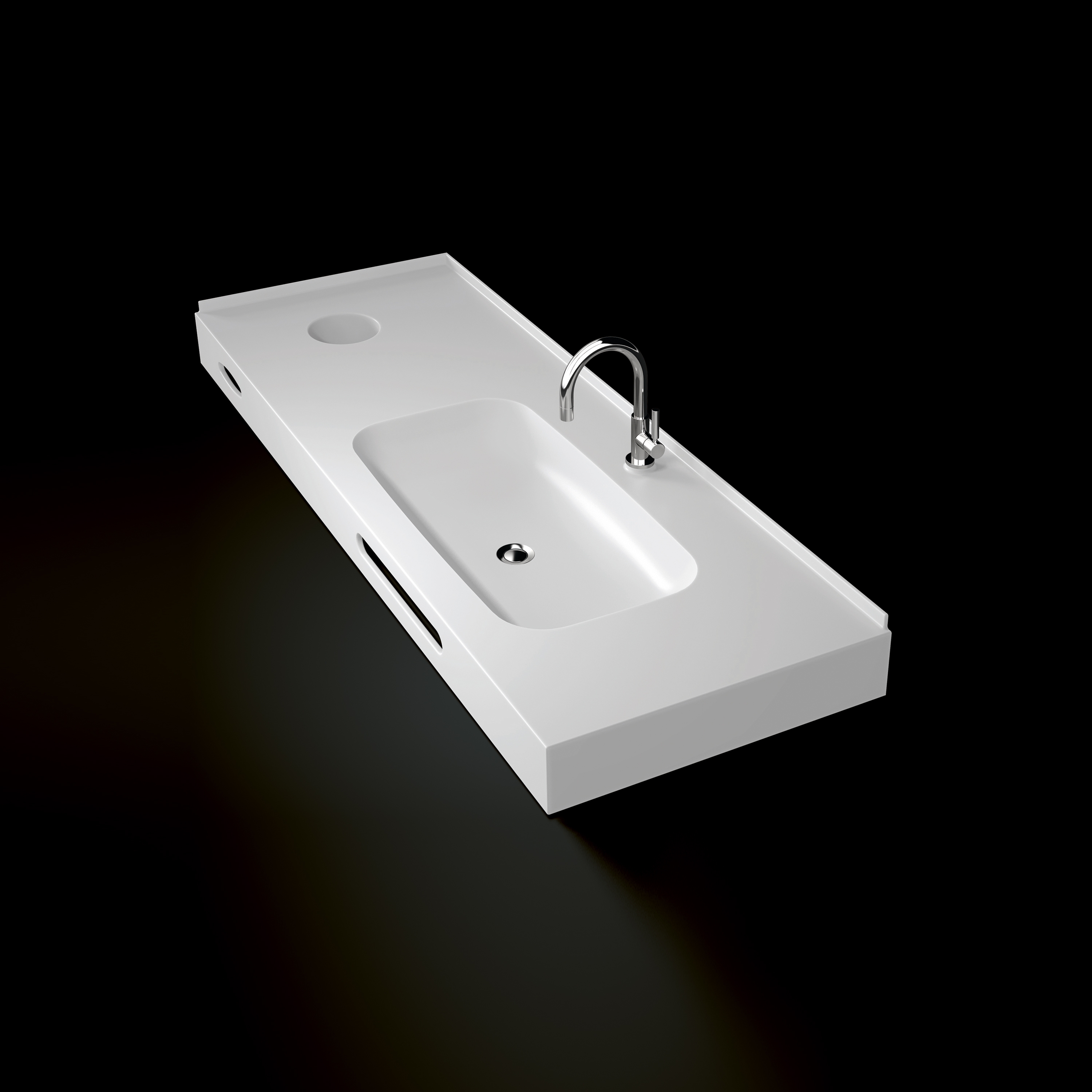 Mostra il prodotto Washstands made of Corian® del produttore Hasenkopf