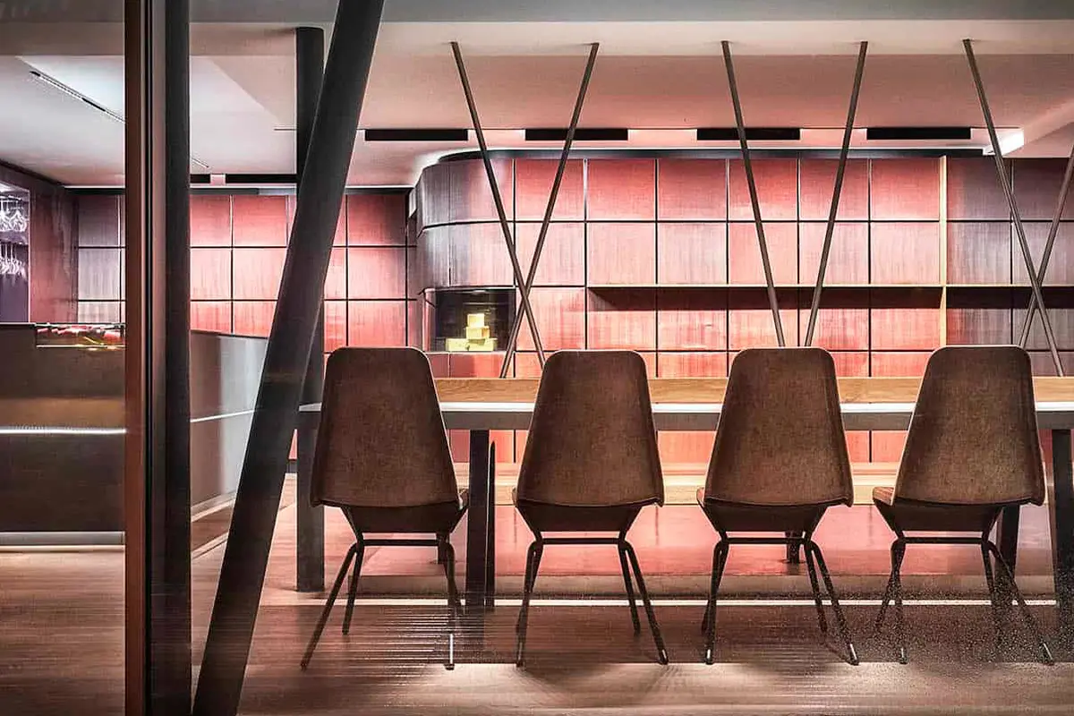 alphamesh - fabrics grenada Edelstahl / Kupfer