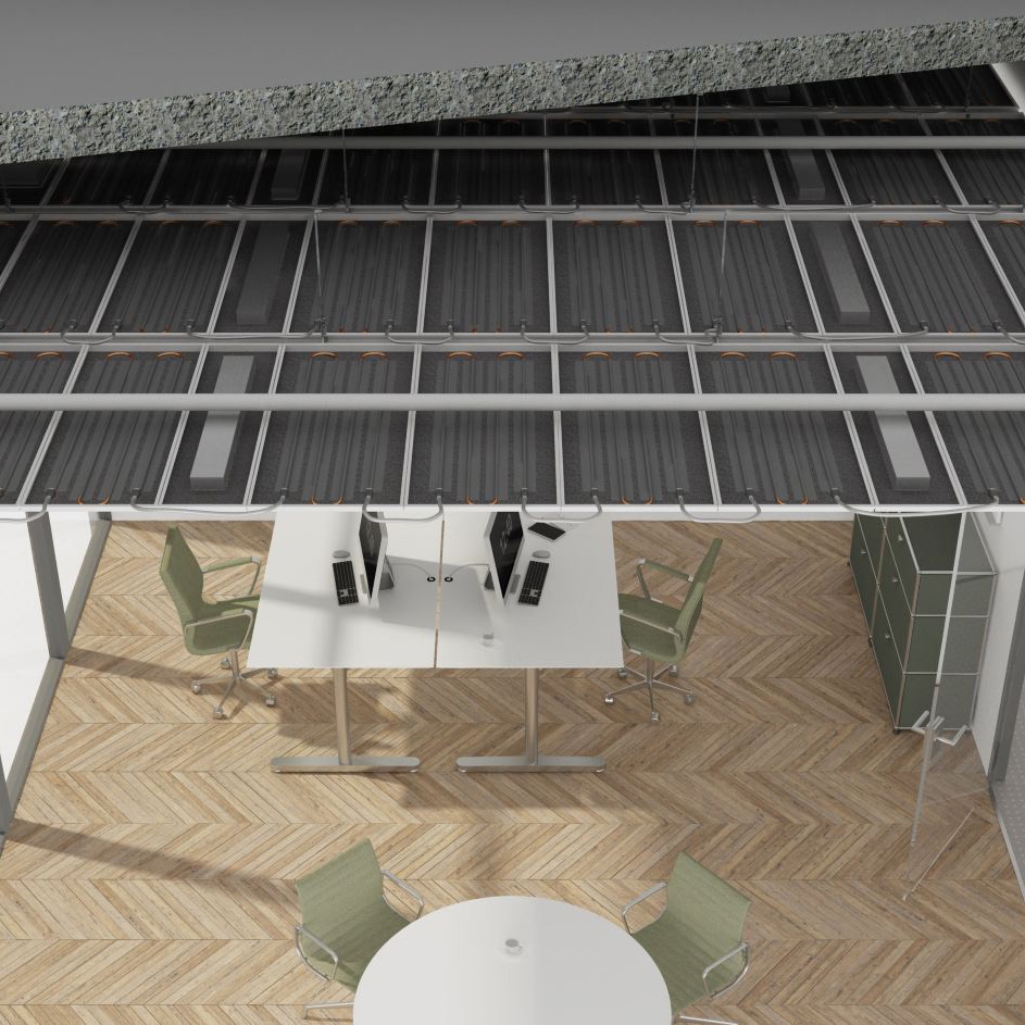 Vertoon produk Plafotherm® B/E AirHybrid van vervaardiger Lindner Group