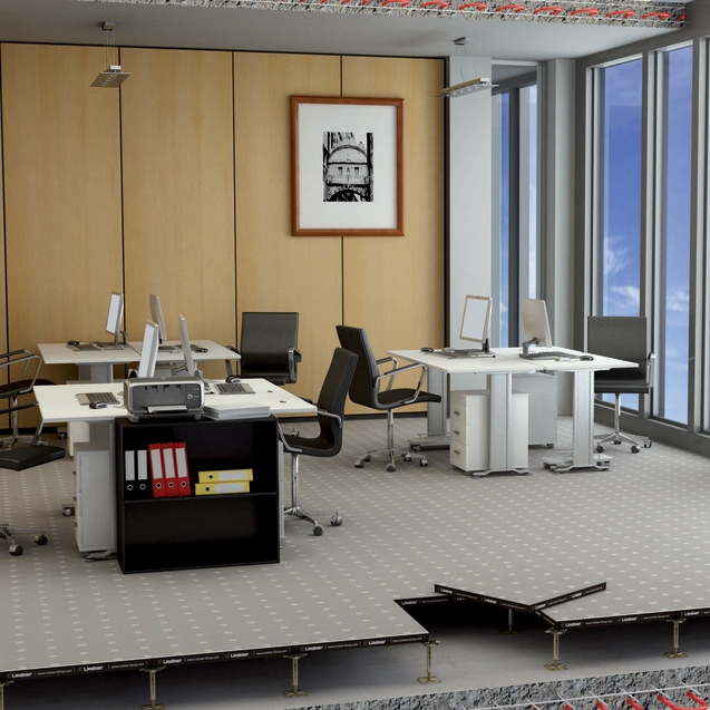 Display product NORTEC acoustic from manufacturer Lindner Group