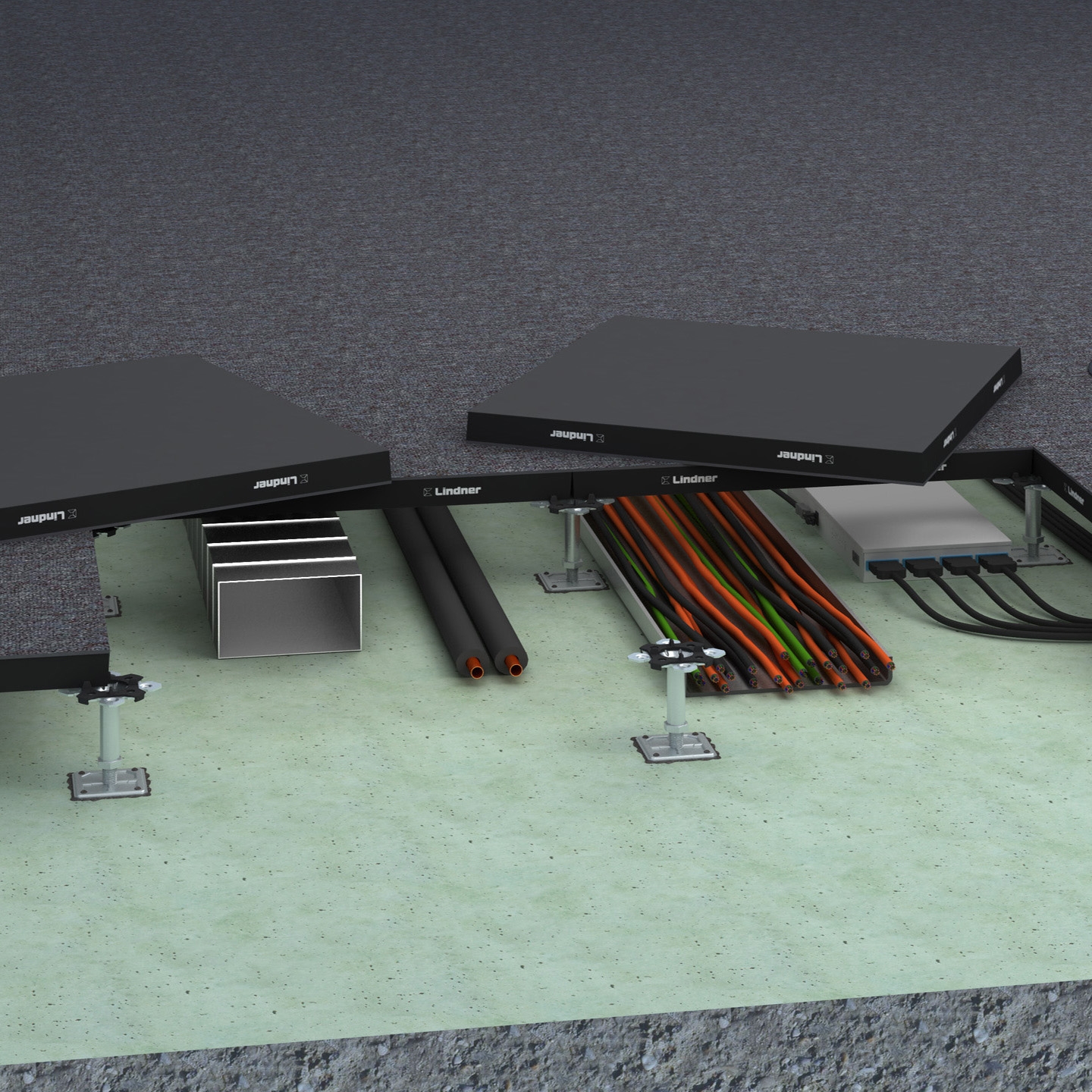 Display product NORTEC acoustic from manufacturer Lindner Group