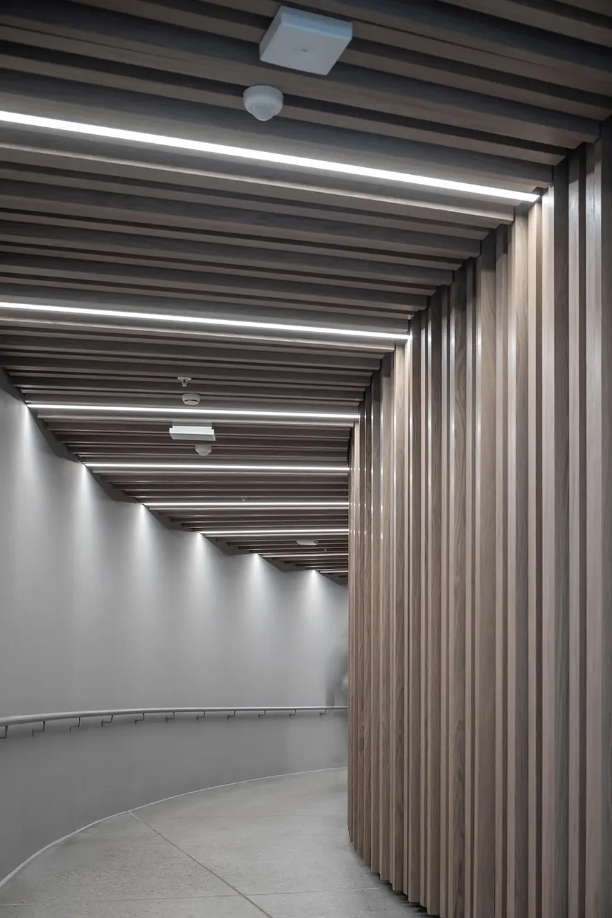 Lindner Group - RIBline Timber Slats Ceiling