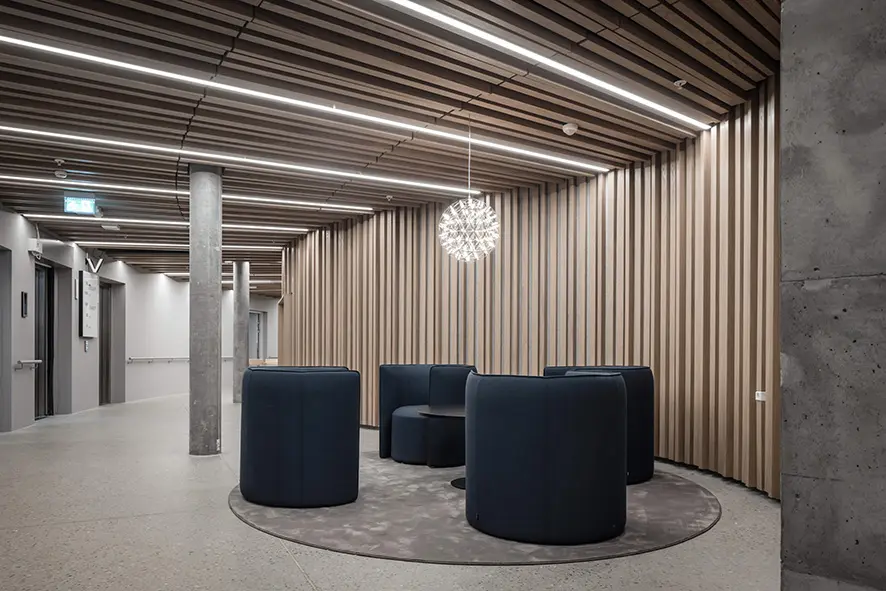 Lindner Group - RIBline Timber Slats Ceiling