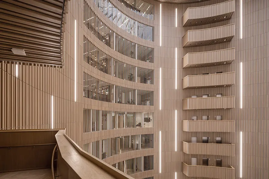 Lindner Group - RIBline Timber Slats Wall