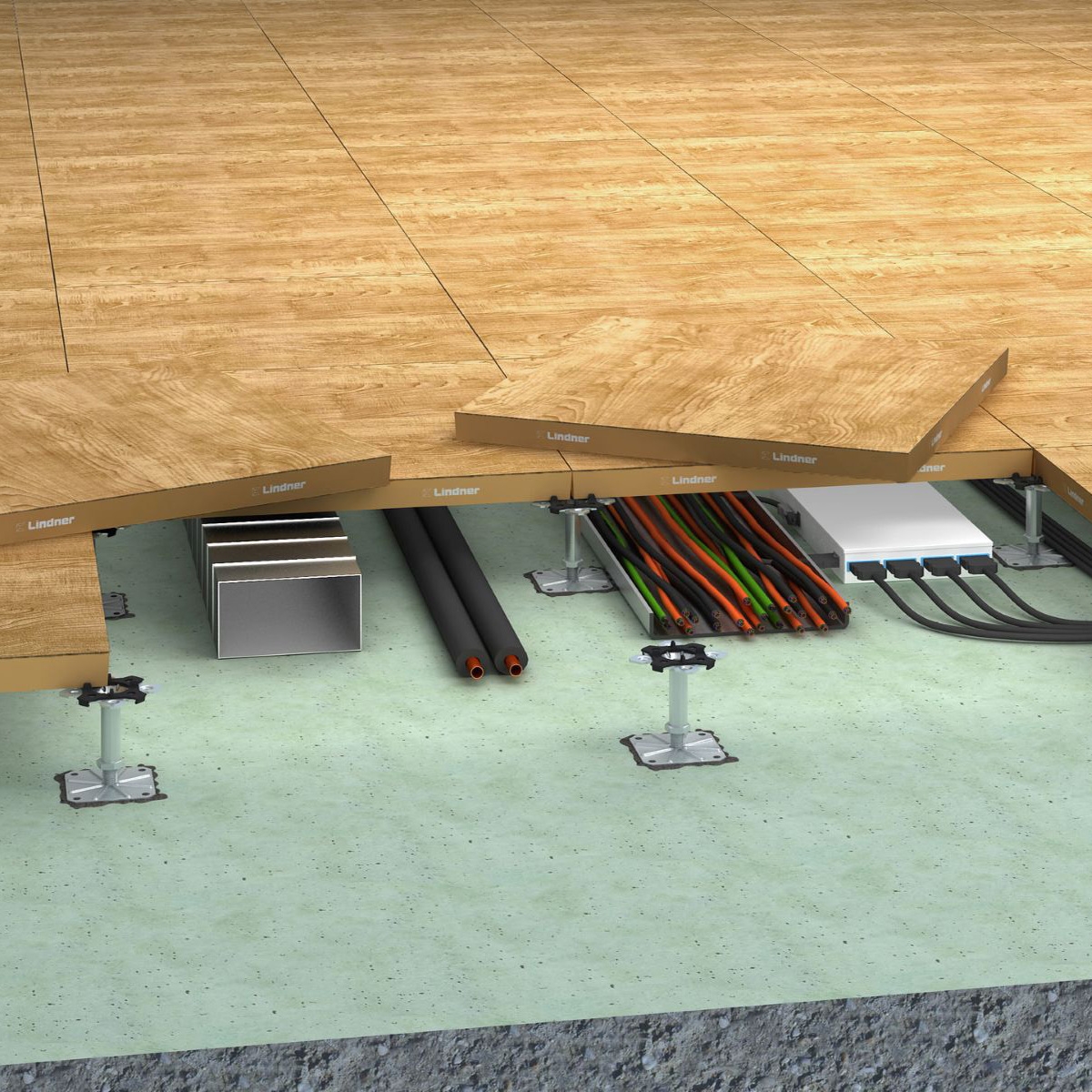 Vertoon produk WOODline van vervaardiger Lindner Group