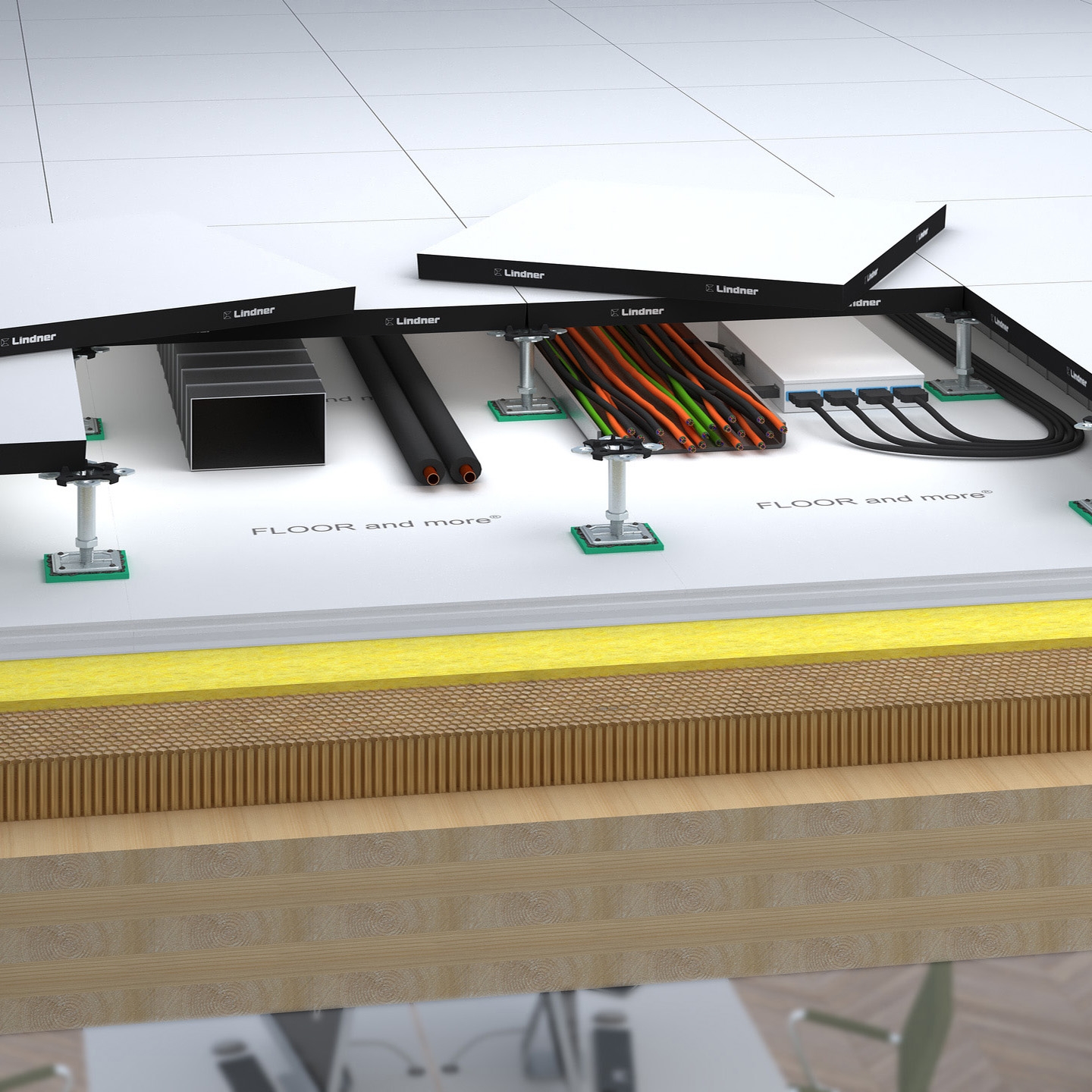 Mostra il prodotto FLOOR and more® comfort CLT del produttore Lindner Group