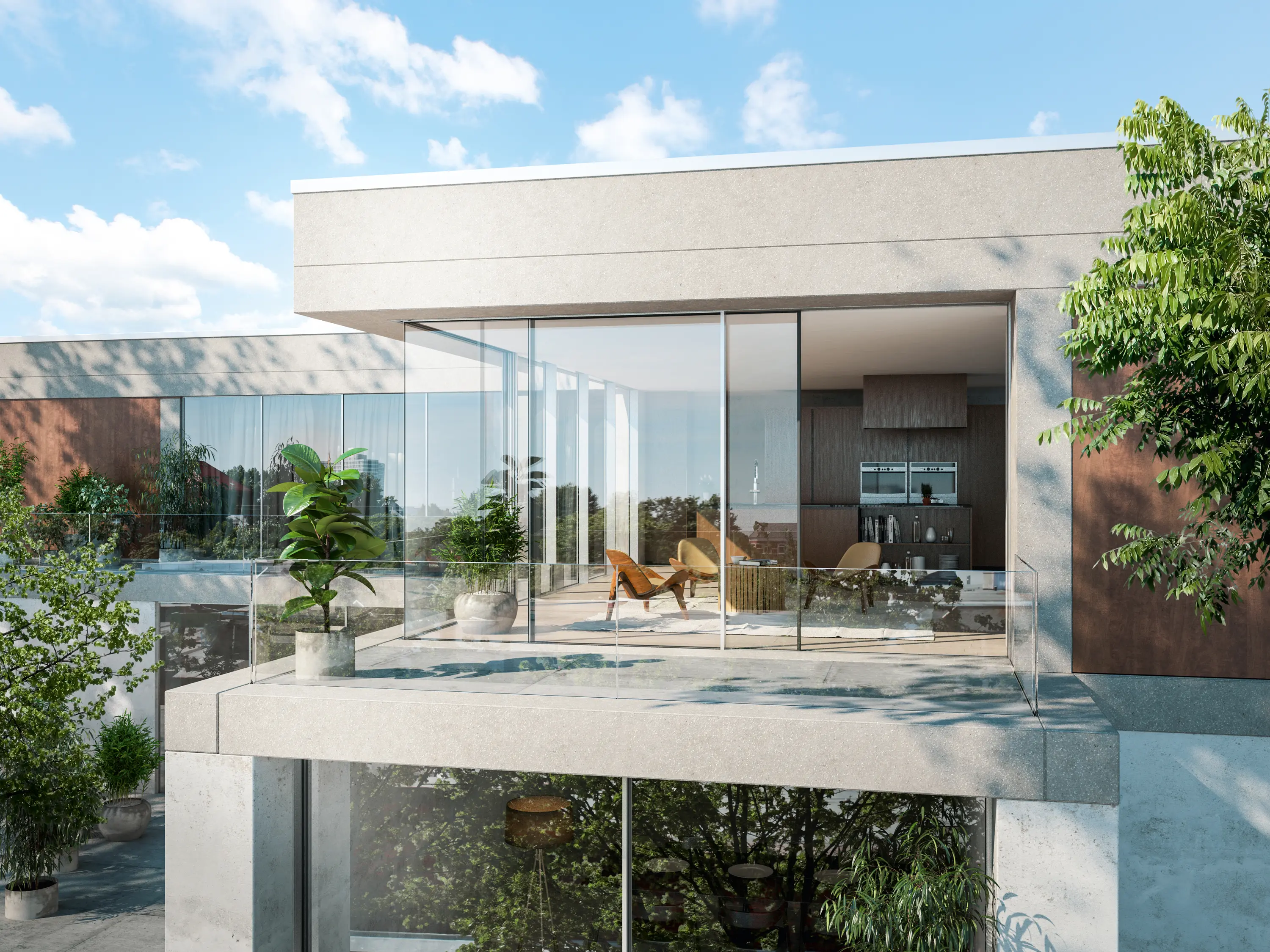 SCHÜCO - Panorama Design Sliding Systems | ASE 67 PD