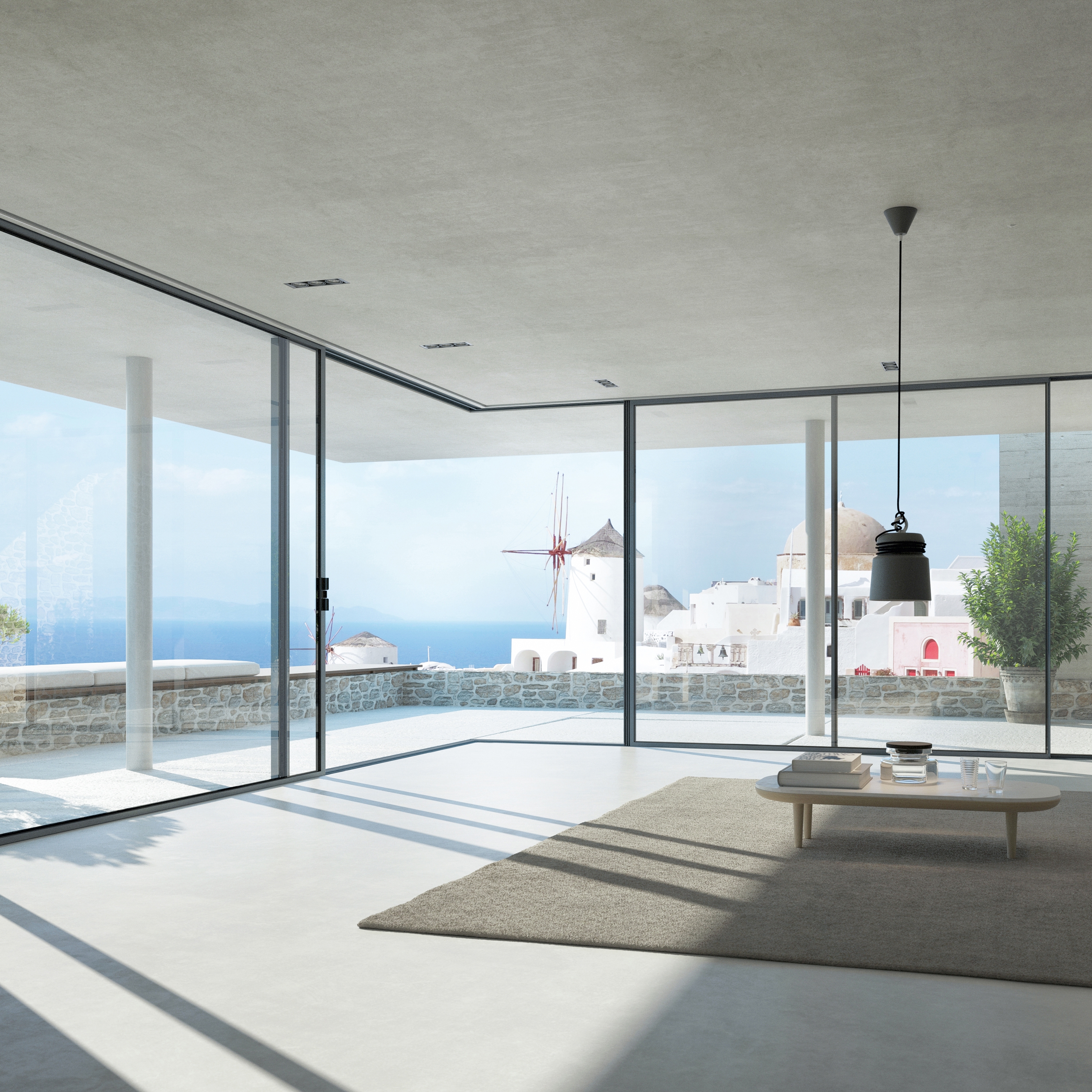 Display product Panorama Design Sliding Systems | ASE 67 PD from manufacturer SCHÜCO
