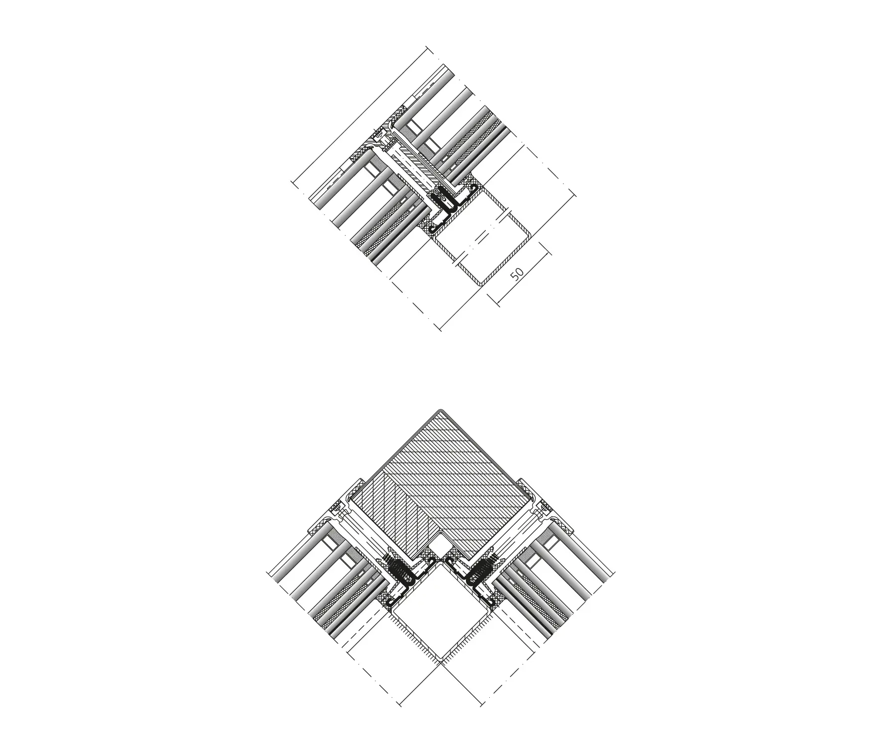 Forster Profile Systems - Forster thermfix light | Brandschutzfassade