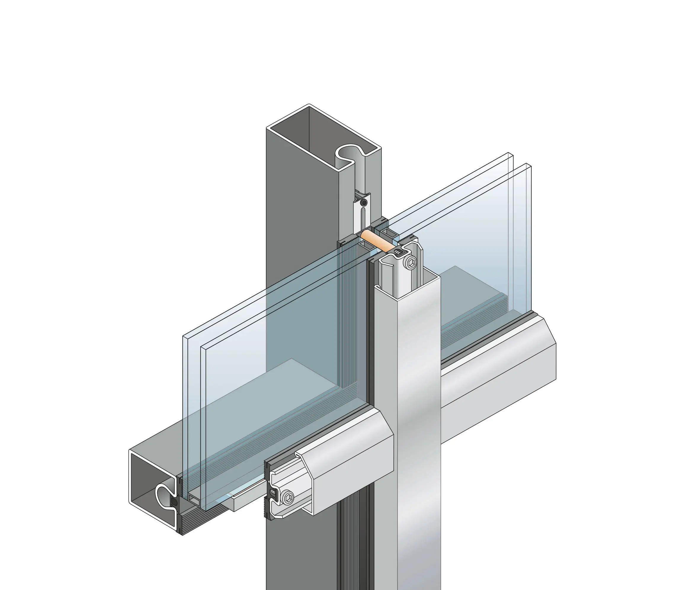Forster Profile Systems - Forster thermfix vario | Transom/mullion facade