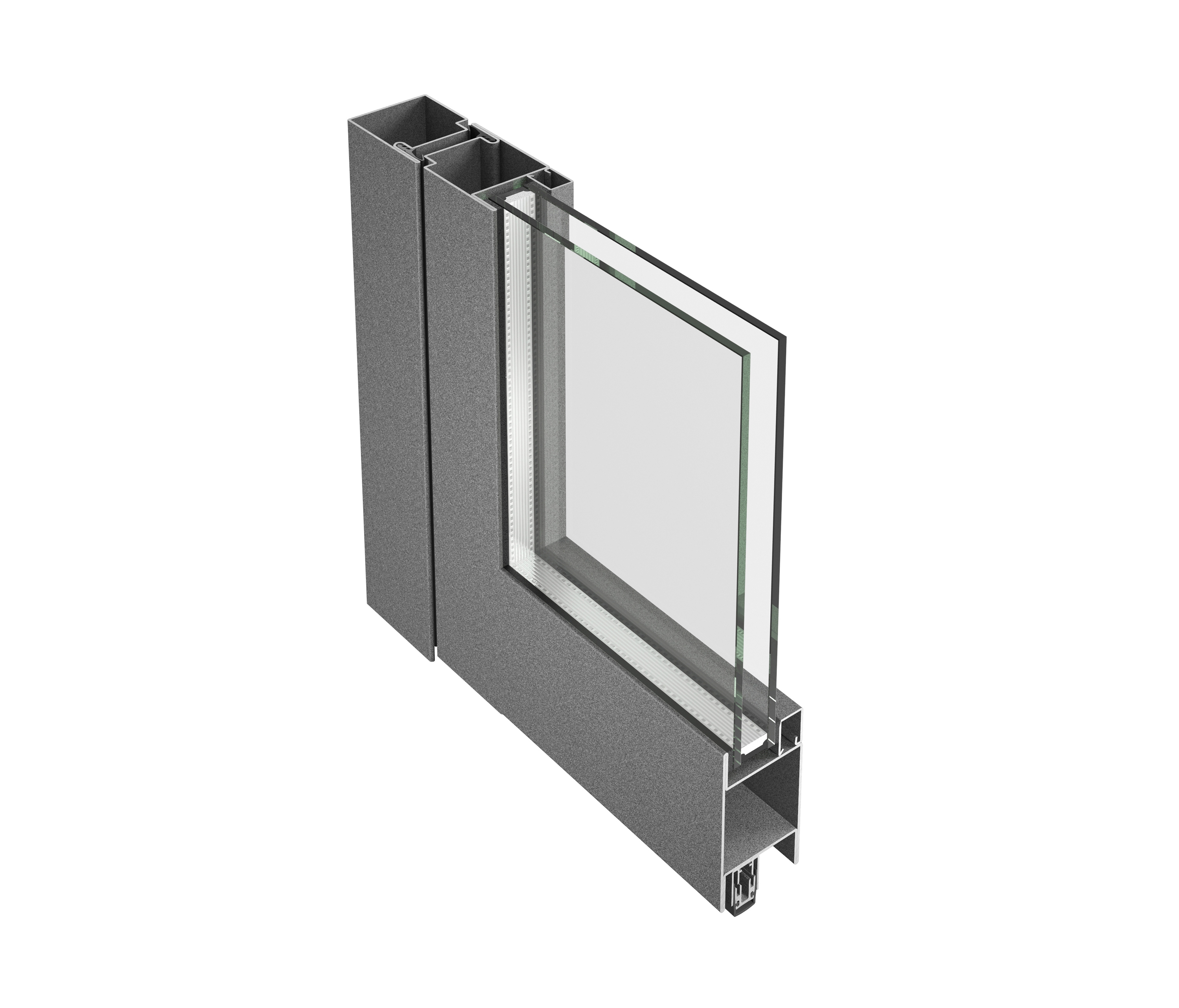 Display product Jansen-Economy 50/60 door, steel and stainless steel from manufacturer Jansen