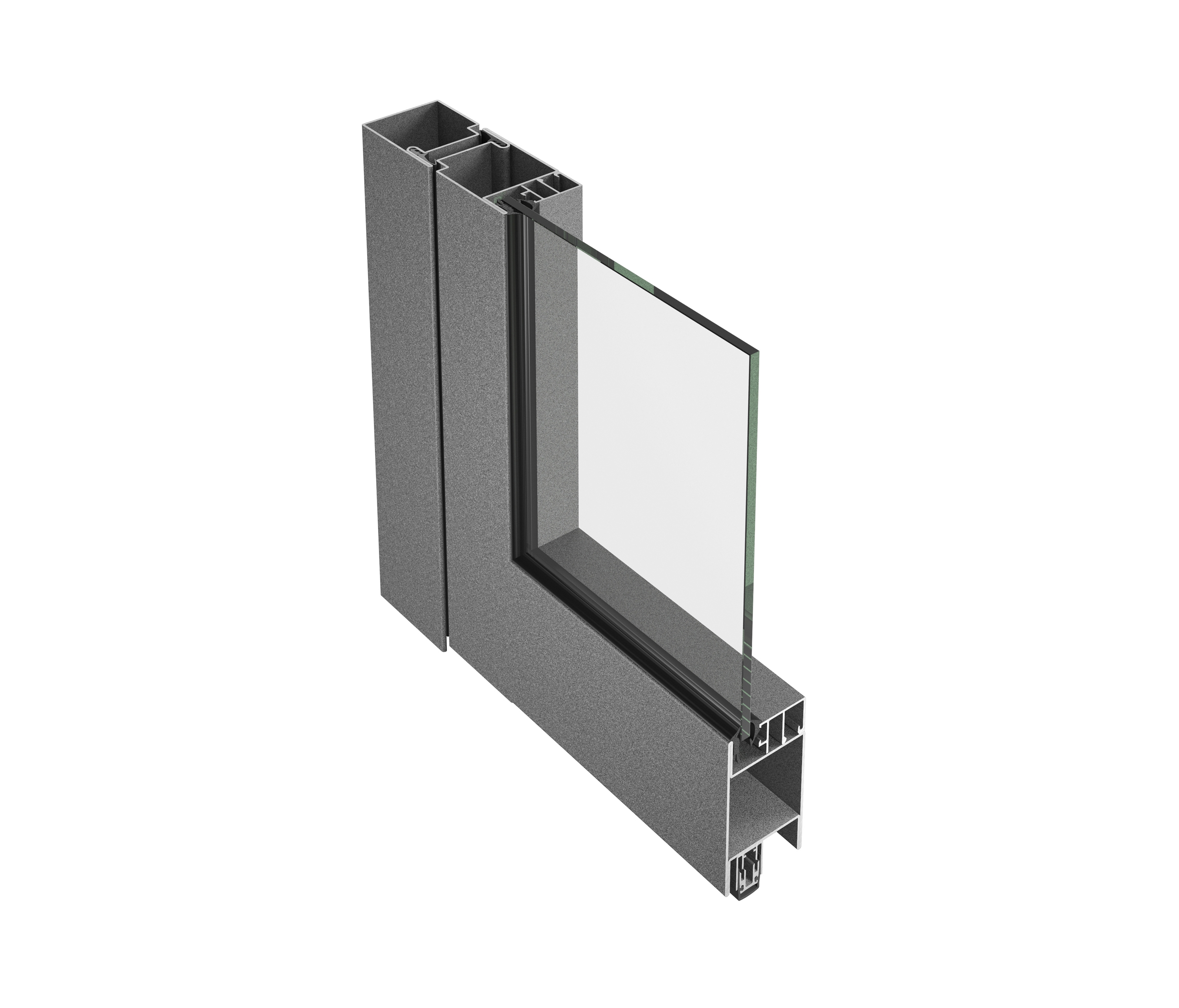 Display product Jansen-Economy 50/60 smoke protection door, steel and stainless steel from manufacturer Jansen