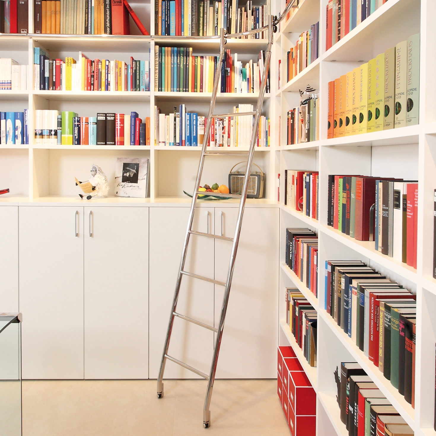 Display product Klassik Ladder System/ Vario-Telescopic Ladder from manufacturer MWE Edelstahlmanufaktur