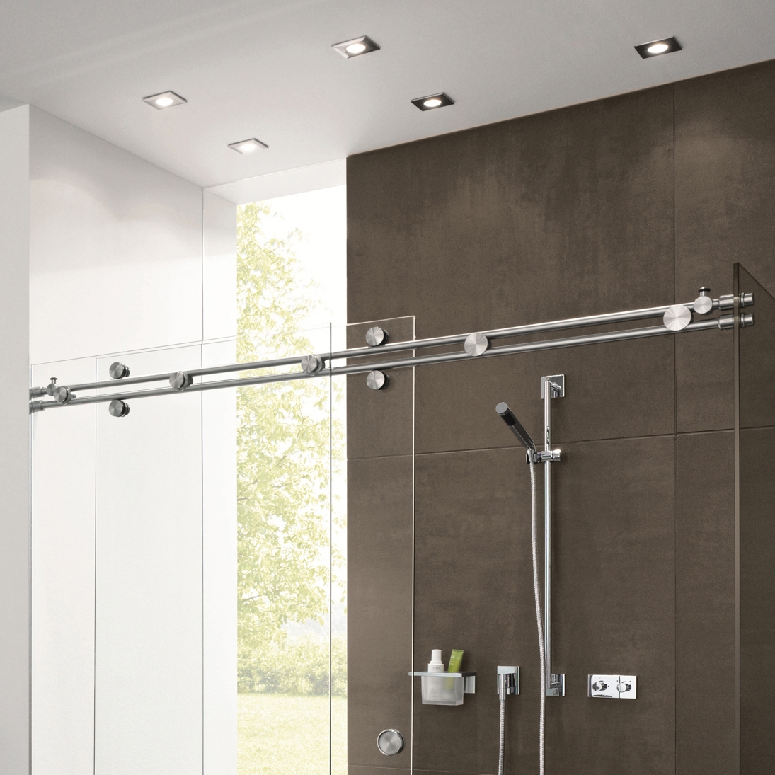Display product Miami Shower System from manufacturer MWE Edelstahlmanufaktur