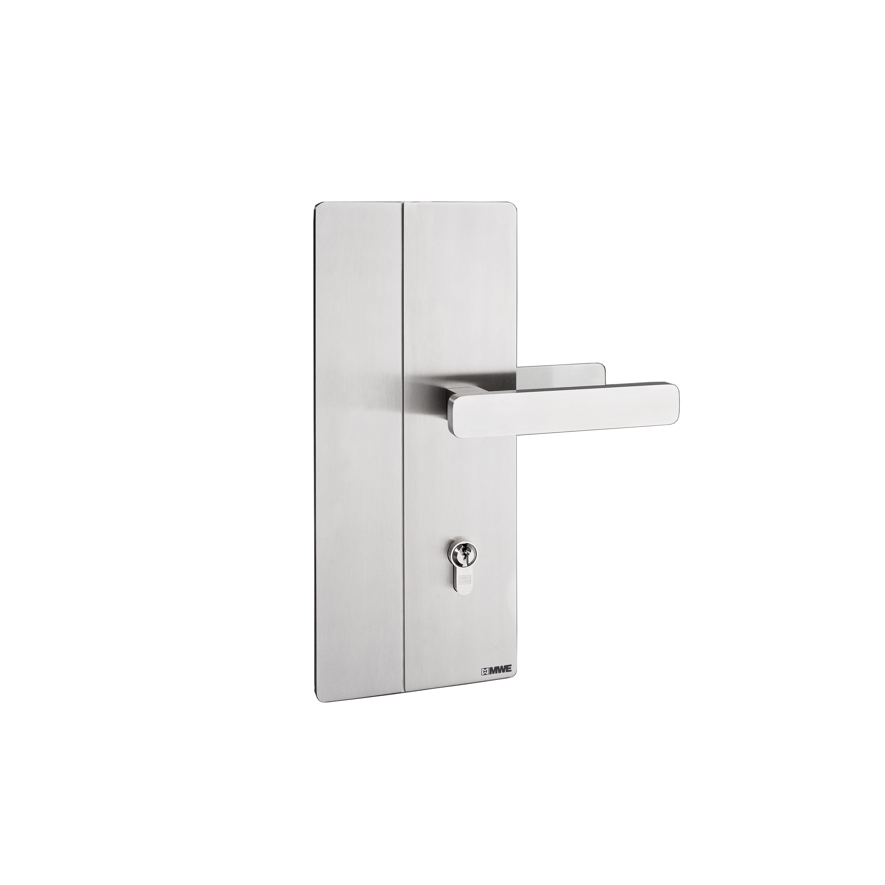 Display product Door Handle Akzent R Altus Lock Case from manufacturer MWE Edelstahlmanufaktur