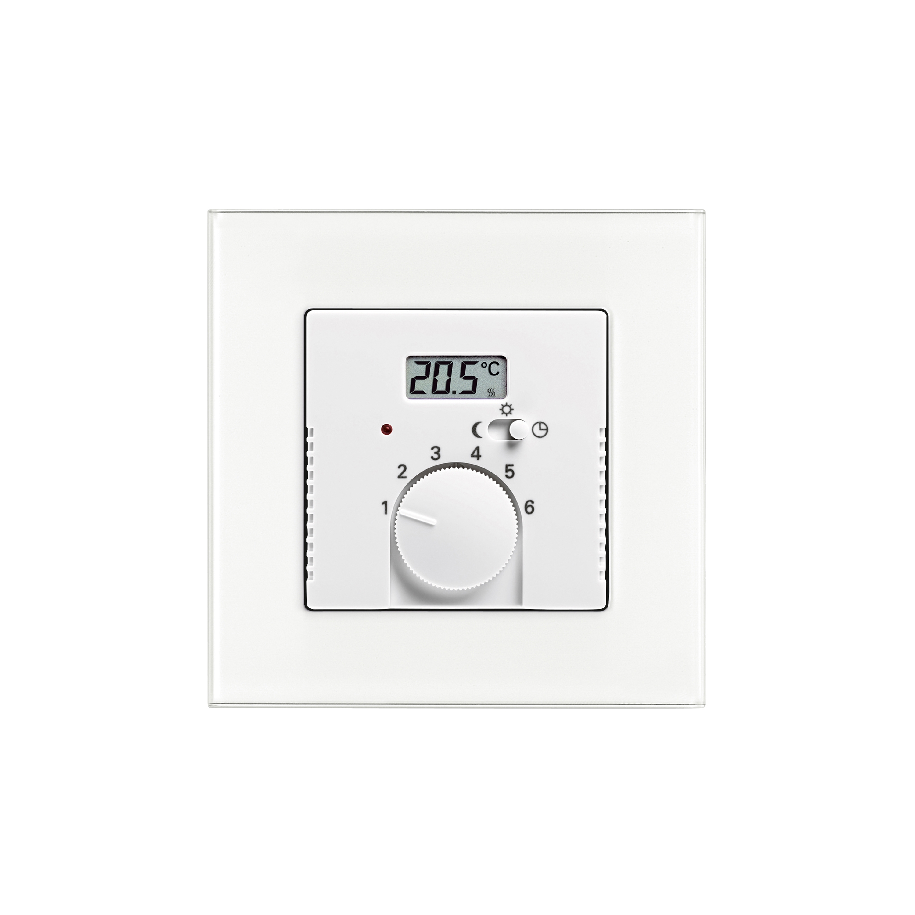 Display product Room temperature controller with value display from manufacturer Busch-Jaeger