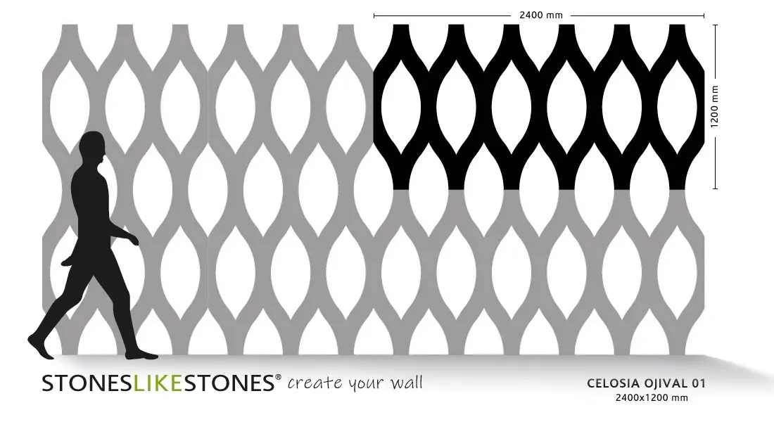 StoneslikeStones - Celosias OJIVAL 01