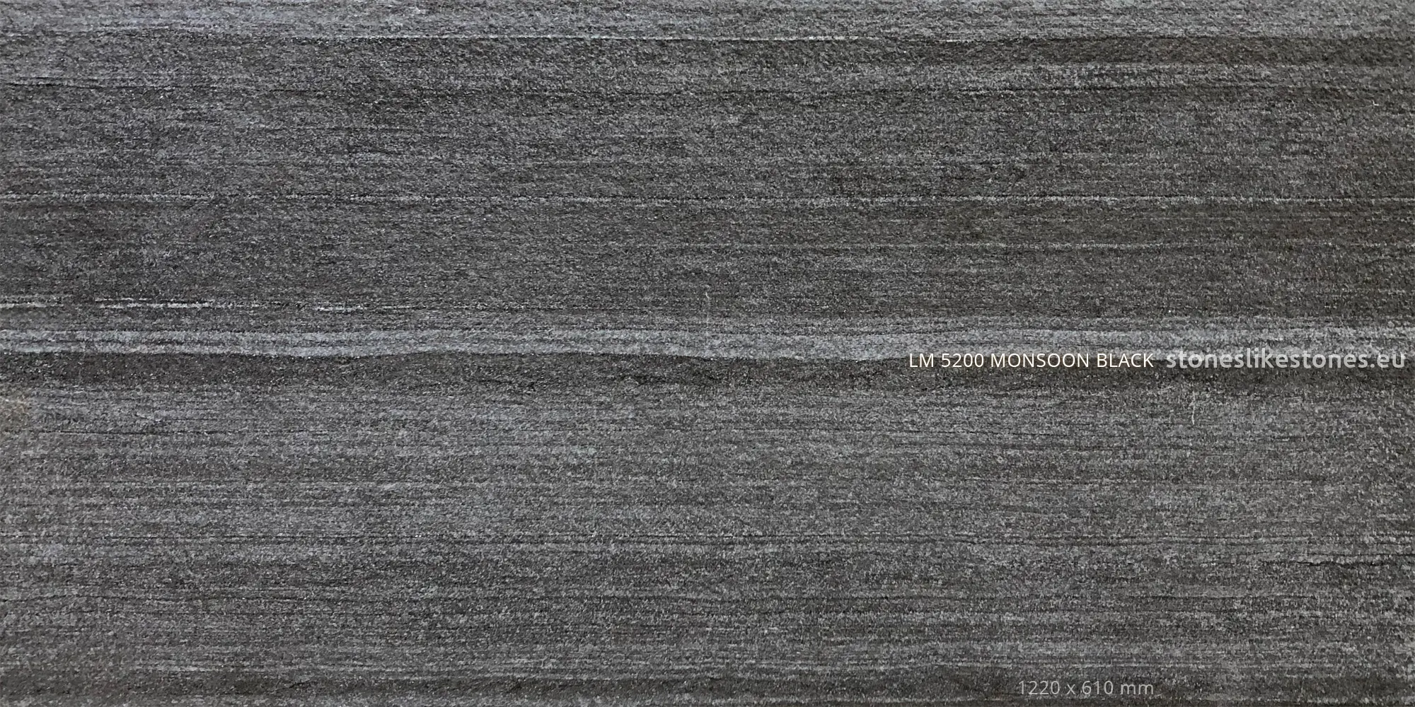 StoneslikeStones - Thin slate LM 5200 Monsoon Black