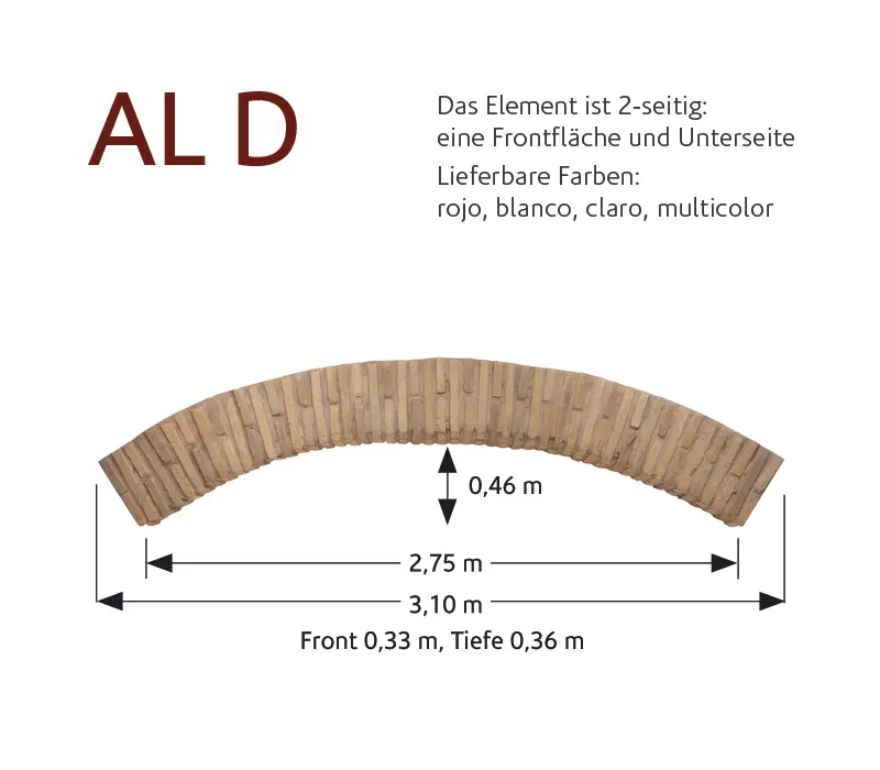StoneslikeStones - MSD artificial stone arcs AL-D