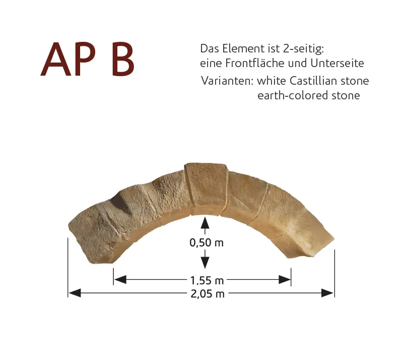StoneslikeStones - MSD artificial stone arcs AP-B