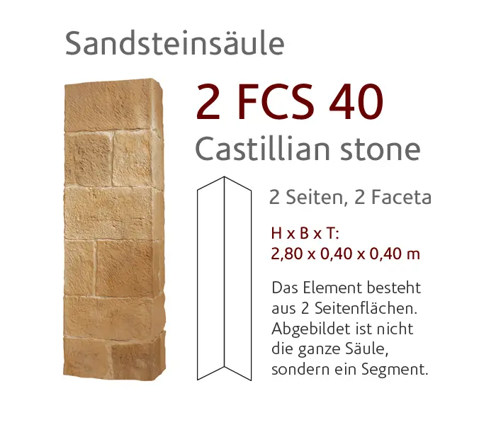 StoneslikeStones - MSD 2-FCS-40 stone column