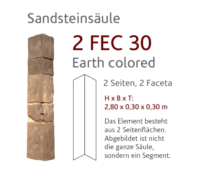 StoneslikeStones - MSD 2-FEC-30 stone column