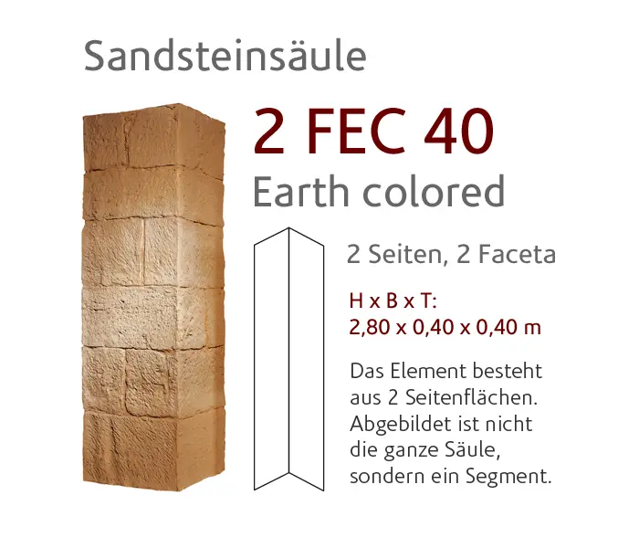 StoneslikeStones - MSD 2-FEC-40 stone column