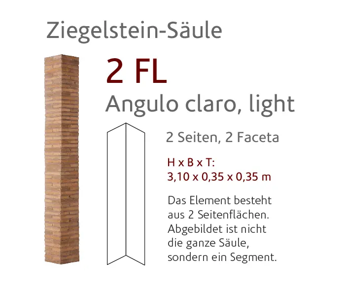 StoneslikeStones - MSD 2-FL stone column Ladrillo