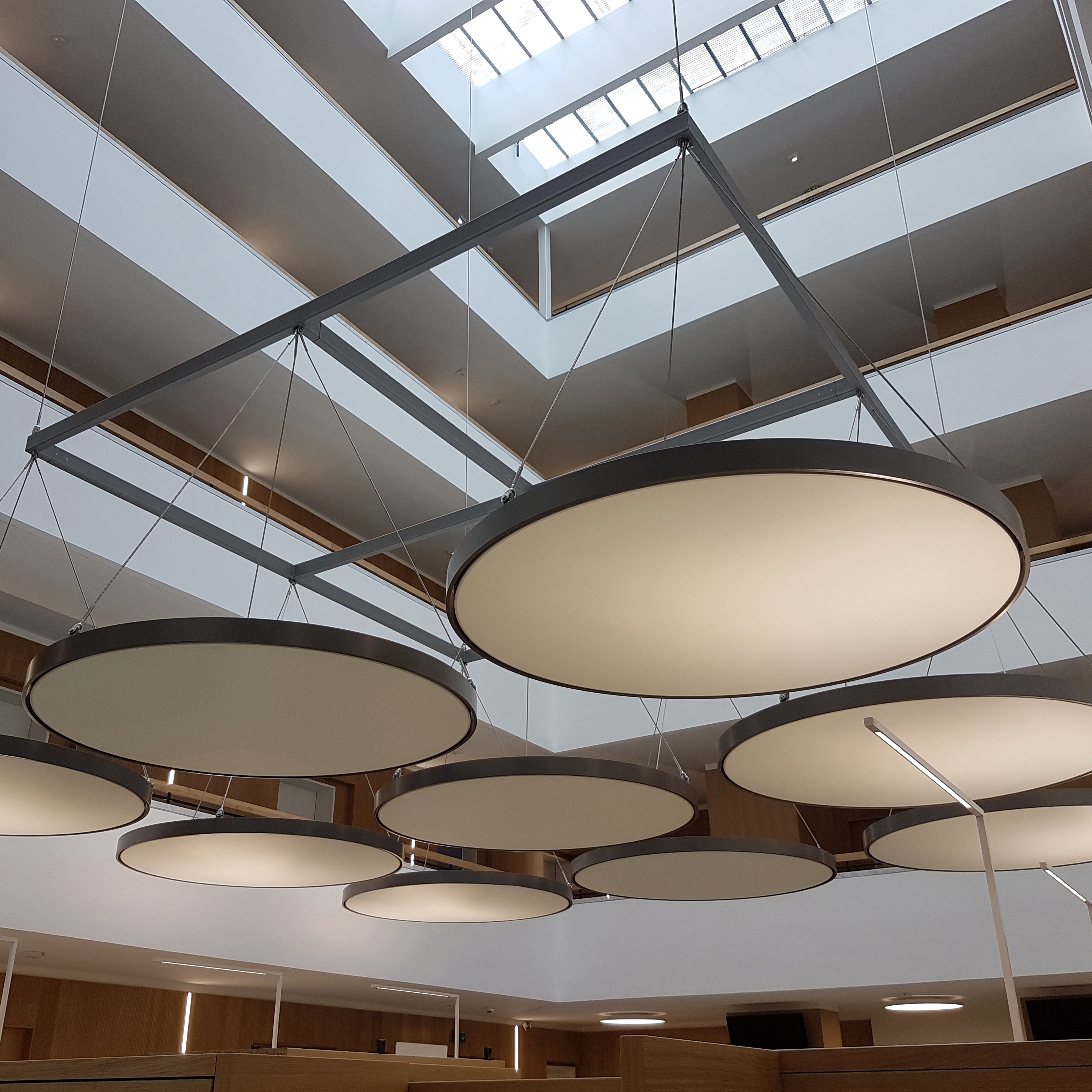 Display product Round Lights from manufacturer Koch Membranen