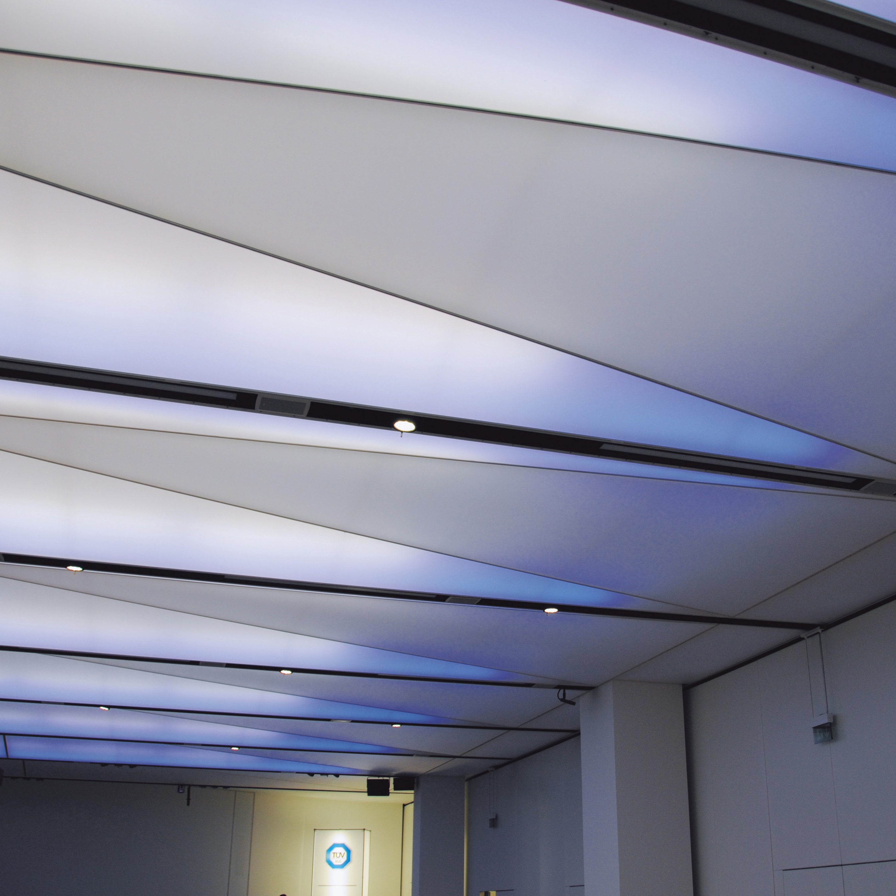 Display product Sound-Absorbing Light Ceilings from manufacturer Koch Membranen