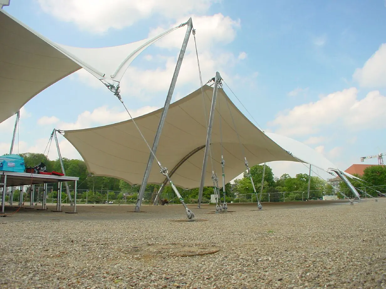 Koch Membranen - Grandstand Roofing