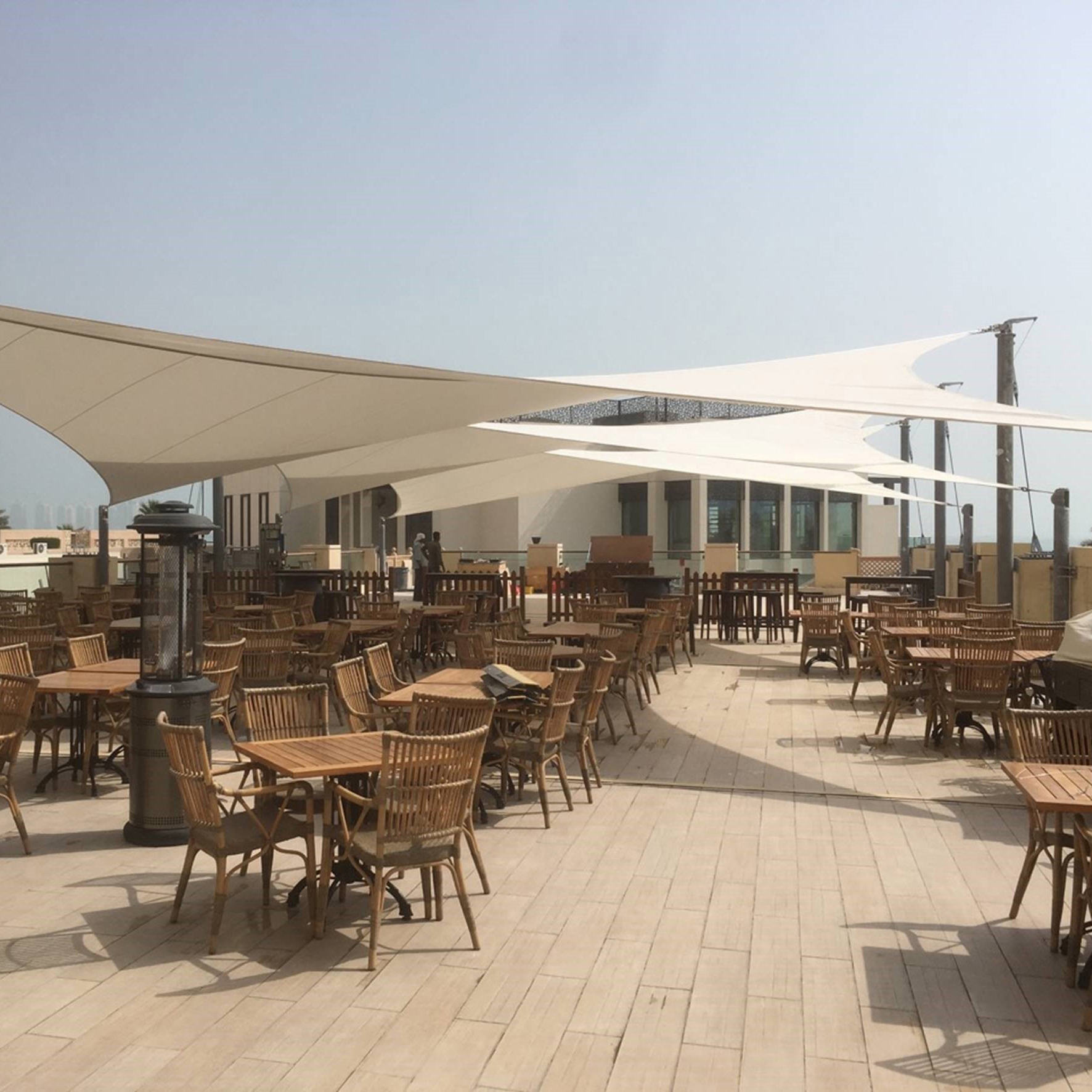 Display product 4-Point Sails rollable from manufacturer Koch Membranen