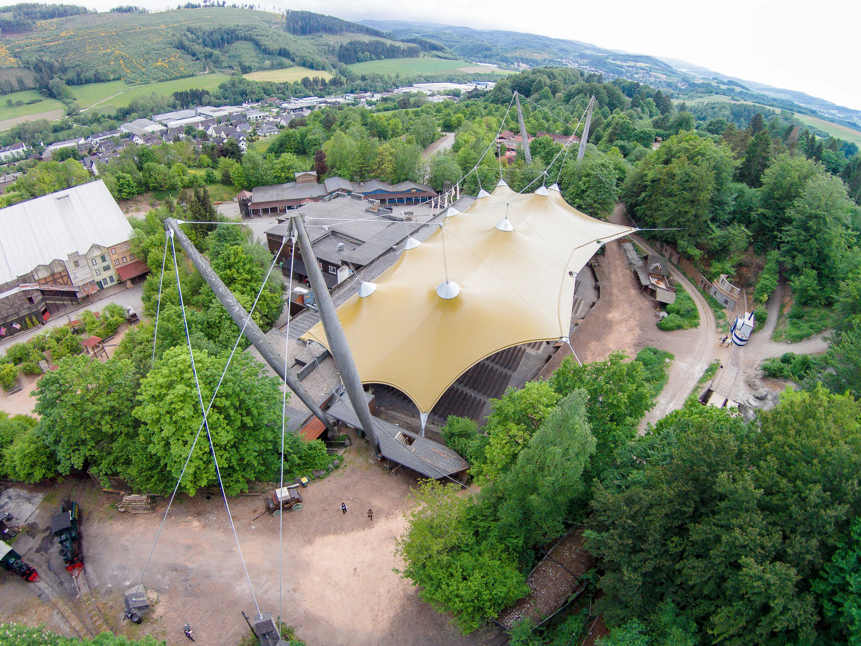Koch Membranen - Grandstand roofing