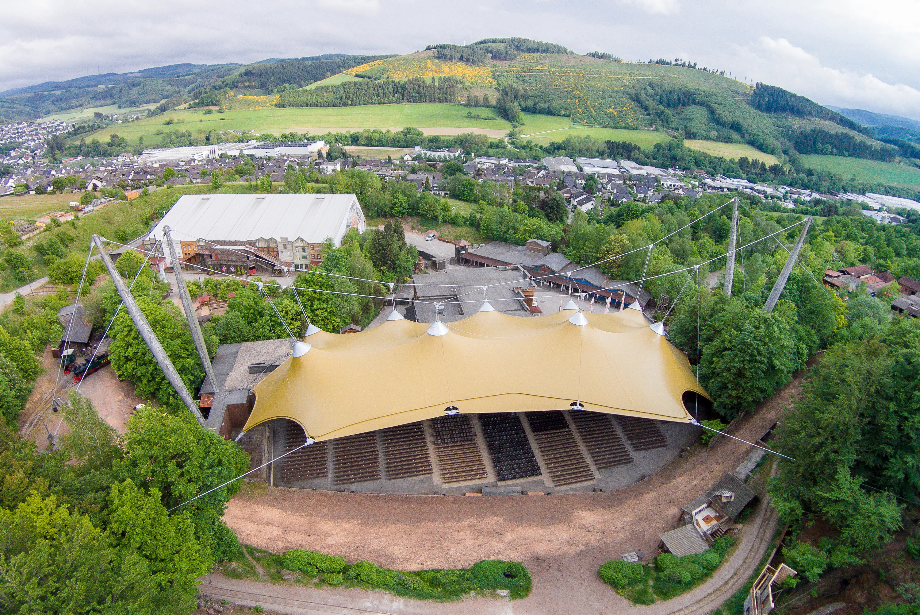 Koch Membranen - Grandstand roofing