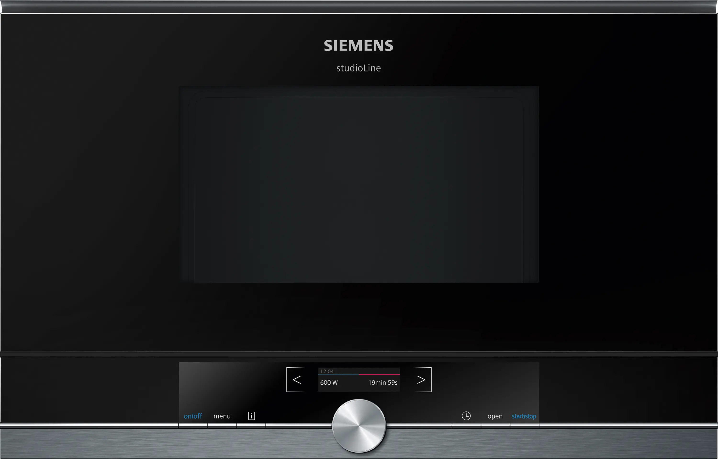 Siemens Home Appliances - iQ700, Microondas integrable, Negro