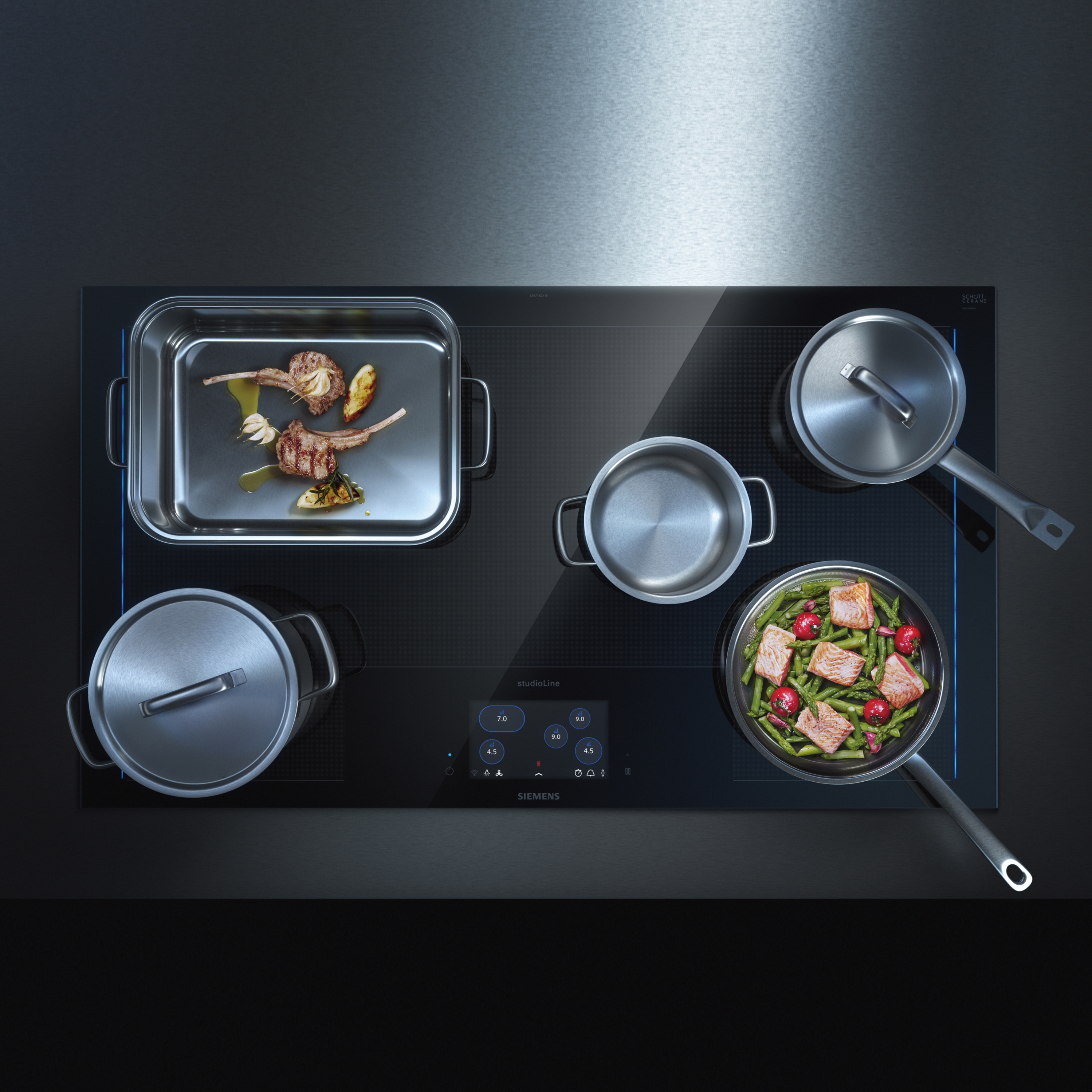 Display product iQ700, Induction hob, 90 cm, Black from manufacturer Siemens Home Appliances