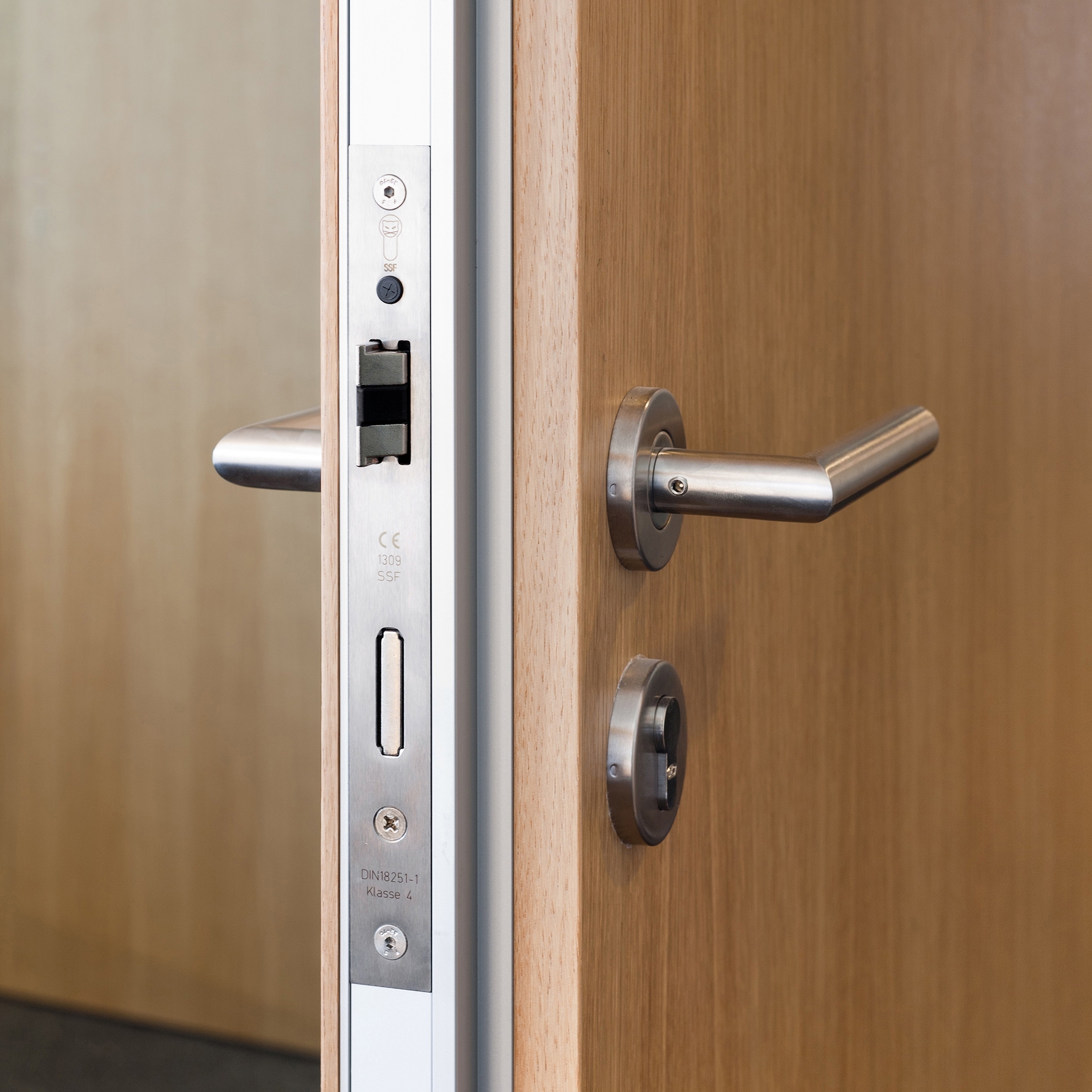 Display product fecodoor wood H70 from manufacturer feco. Die Systemwand.