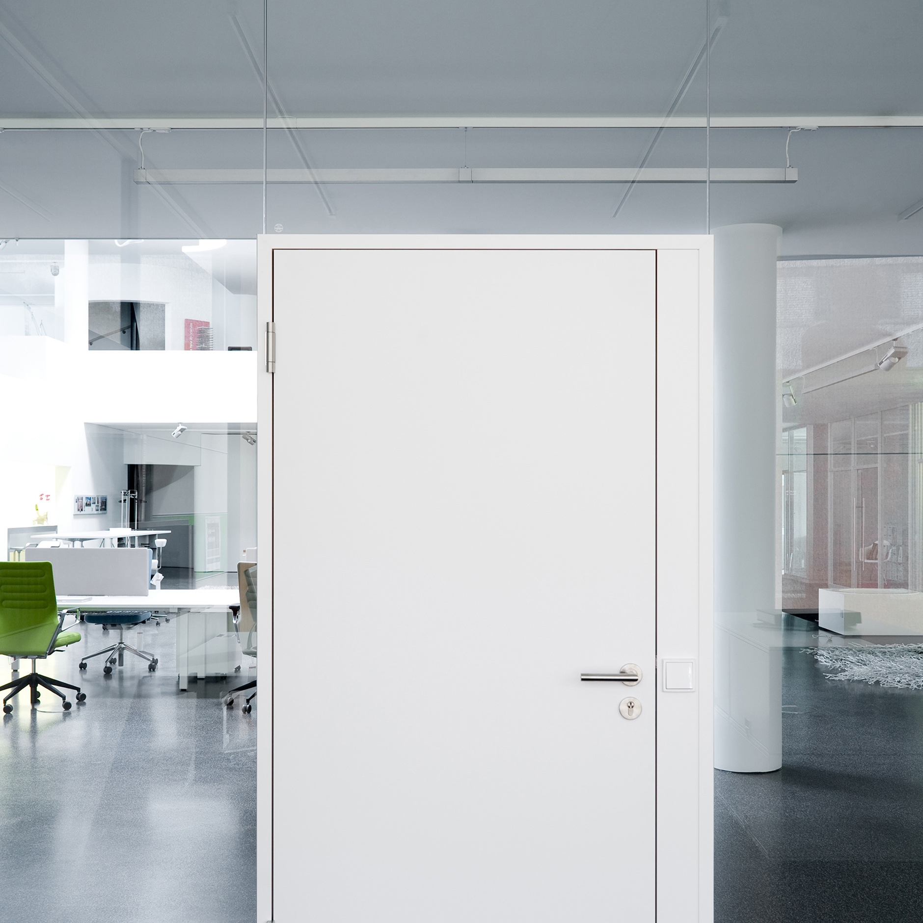 Display product fecodoor wood H70 from manufacturer feco. Die Systemwand.