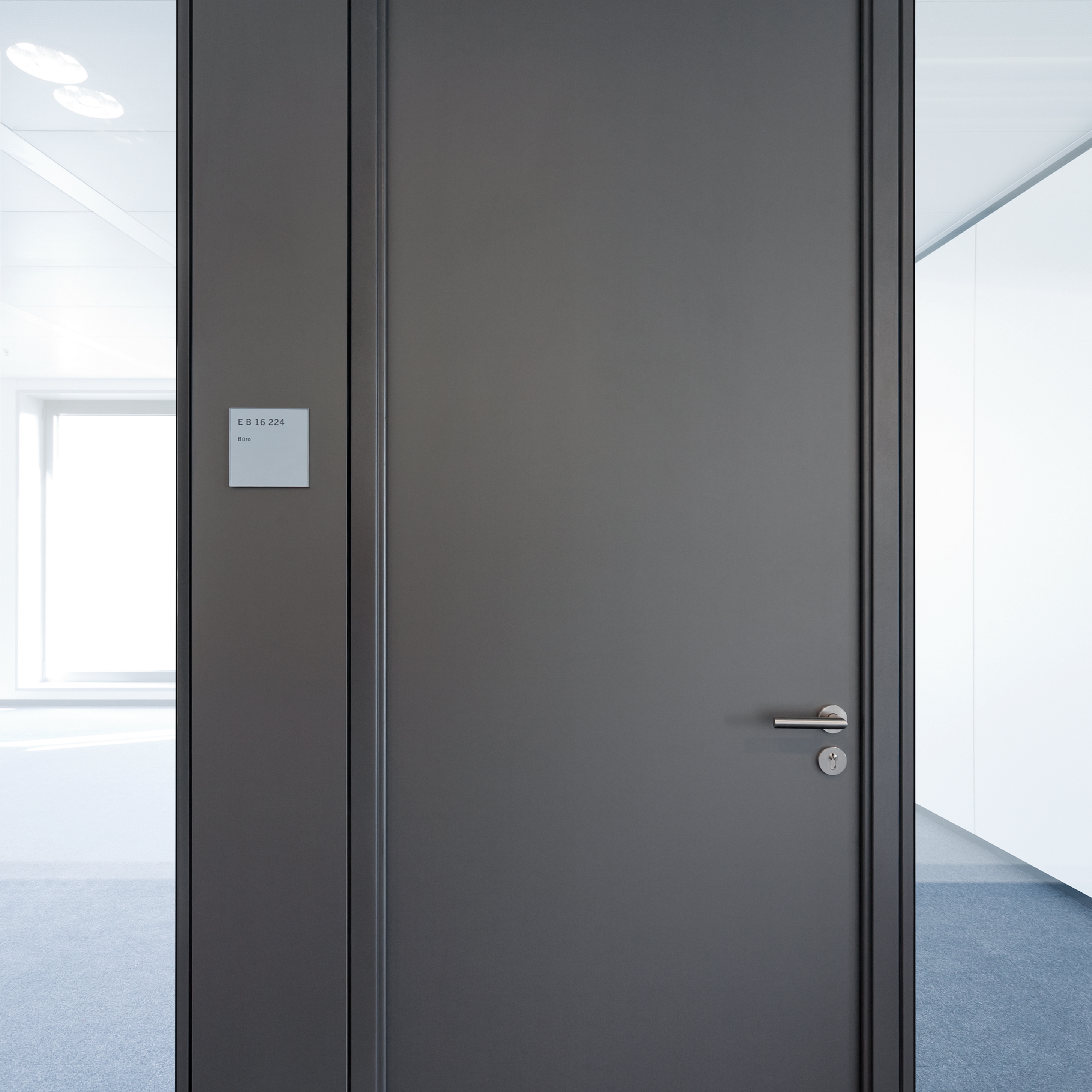 Display product fecodoor wood H70 from manufacturer feco. Die Systemwand.