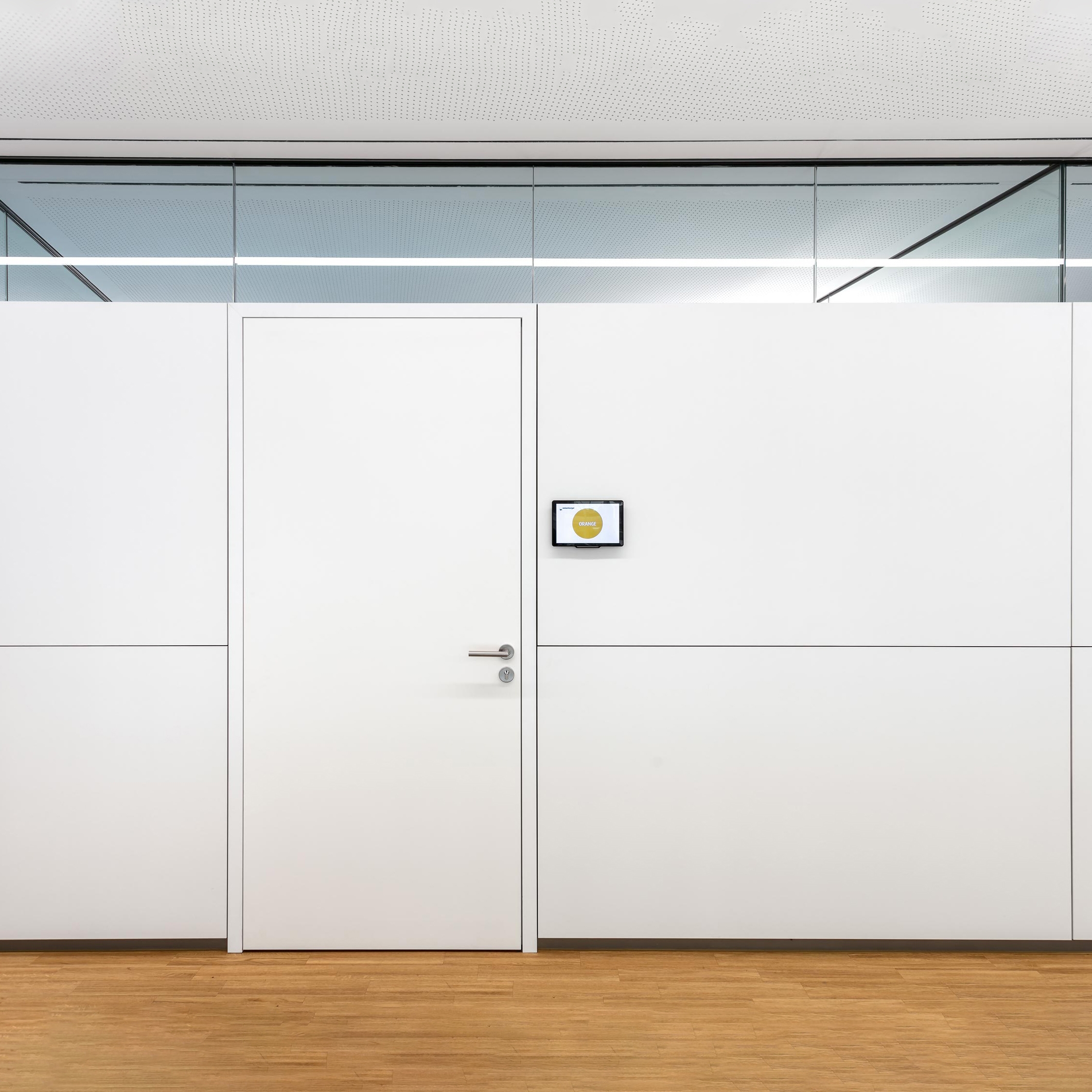 Vertoon produk fecowall van vervaardiger feco. Die Systemwand.