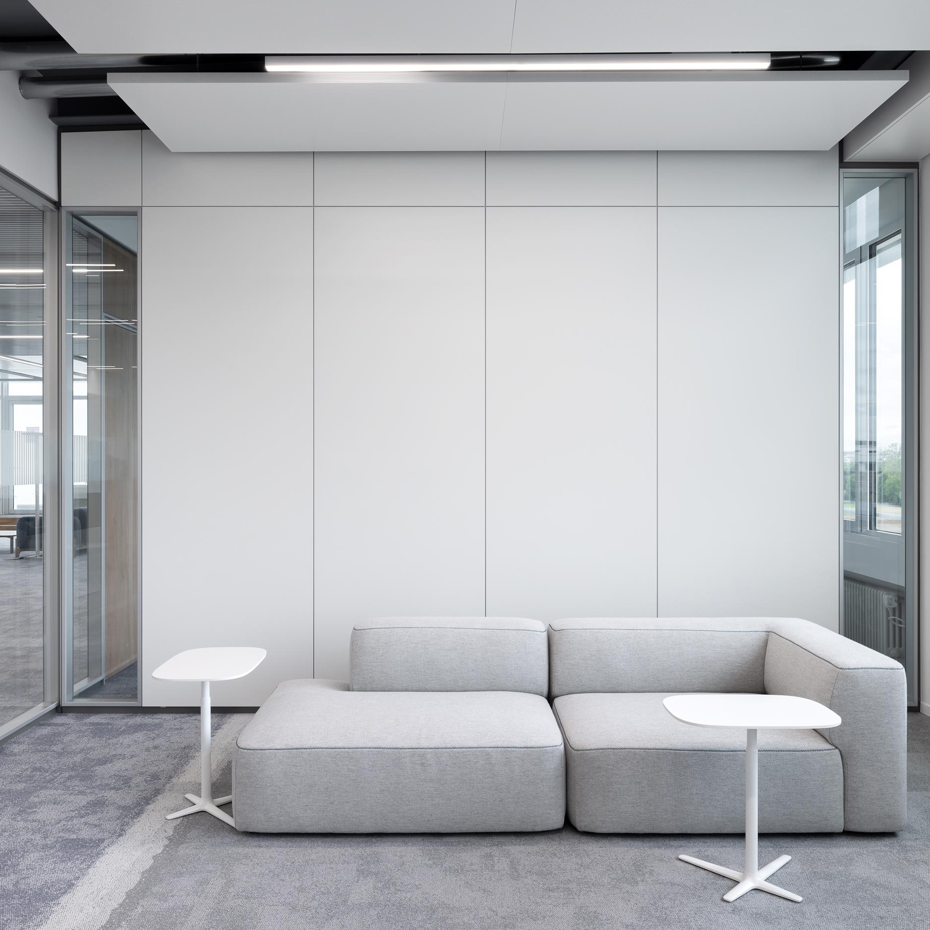 Display product fecowall from manufacturer feco. Die Systemwand.