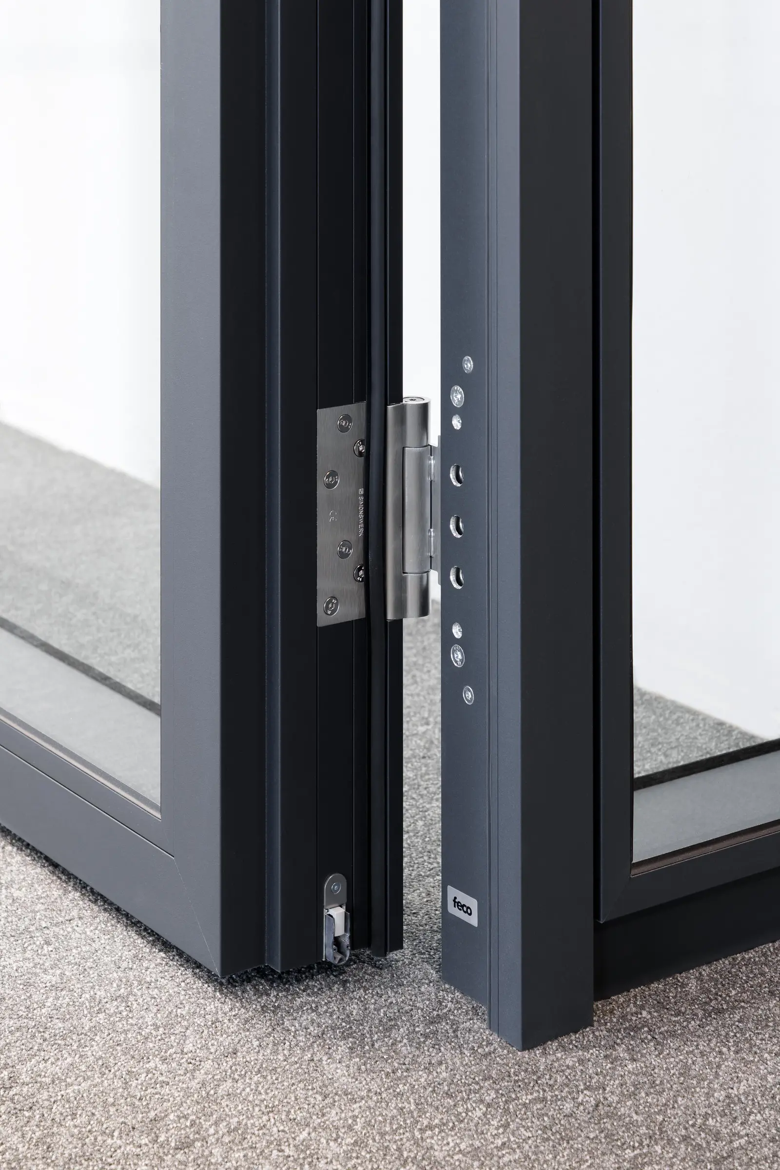FECODOOR A105 - GLASS DOOR - Internal doors from feco. Die Systemwand ...