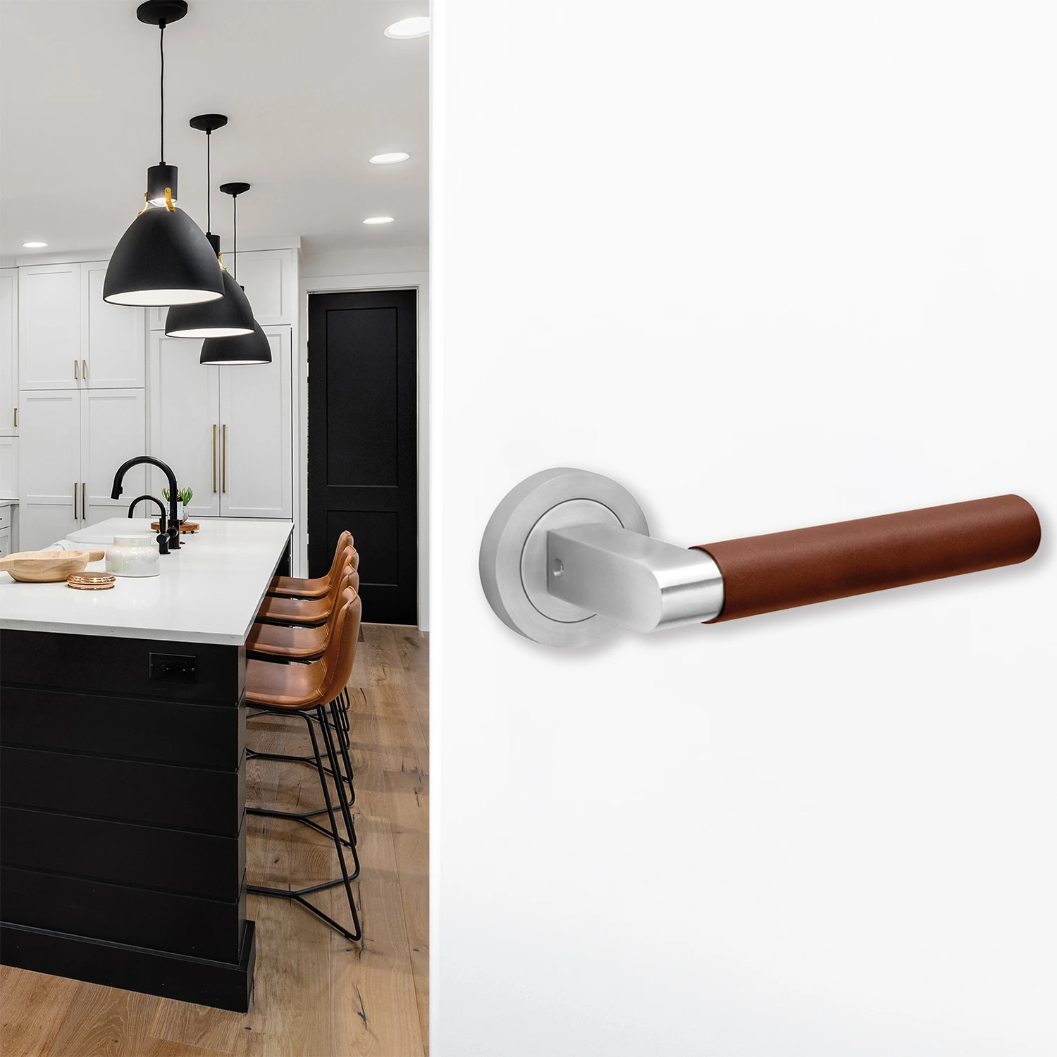 LEATHER HANDLES