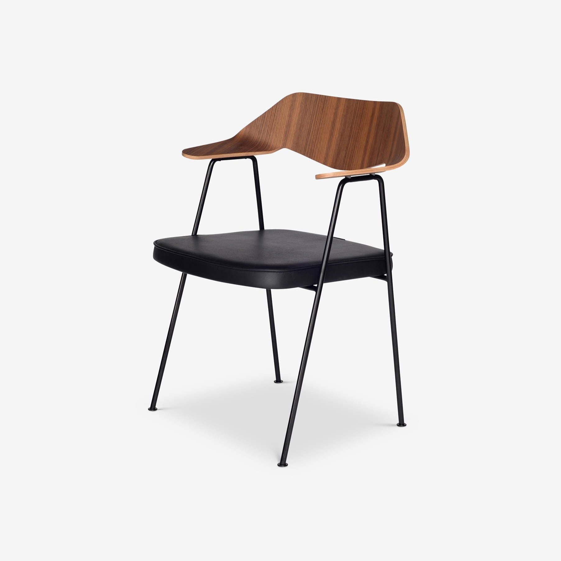 Vertoon produk 675 Chair | Walnut - Leather van vervaardiger Case Furniture